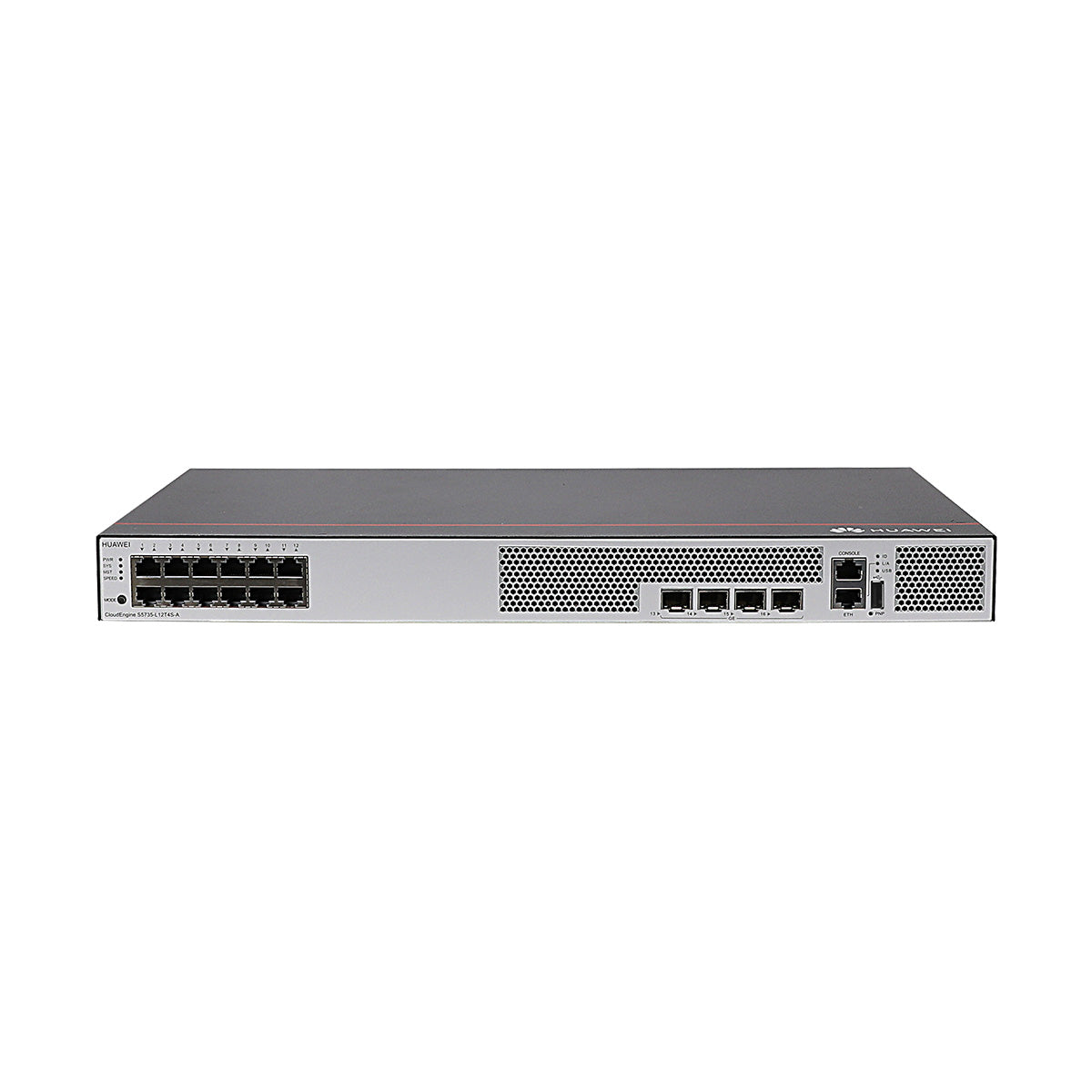 Huawei CloudEngine S5735-L12T4S-A 12-Port Gigabit Layer 3 Lite Managed Switch with 4GE SFP Uplinks, Fanless Silent