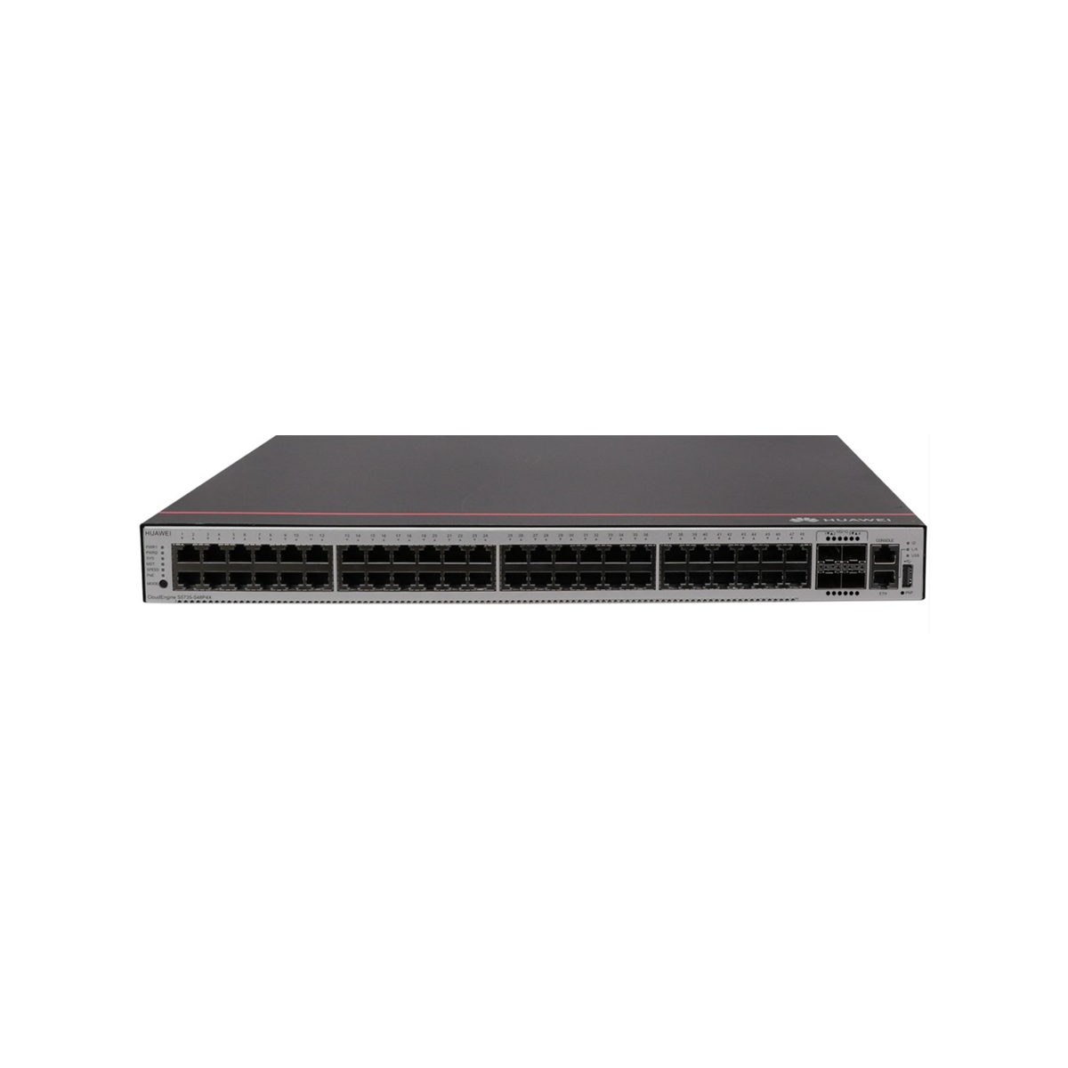 Huawei CloudEngine S5735-S48P4X 48-Port Gigabit Layer 3 Managed PoE+ Switch with 4 x 10G SFP+ Uplinks, High-Density Enterprise Access Switch