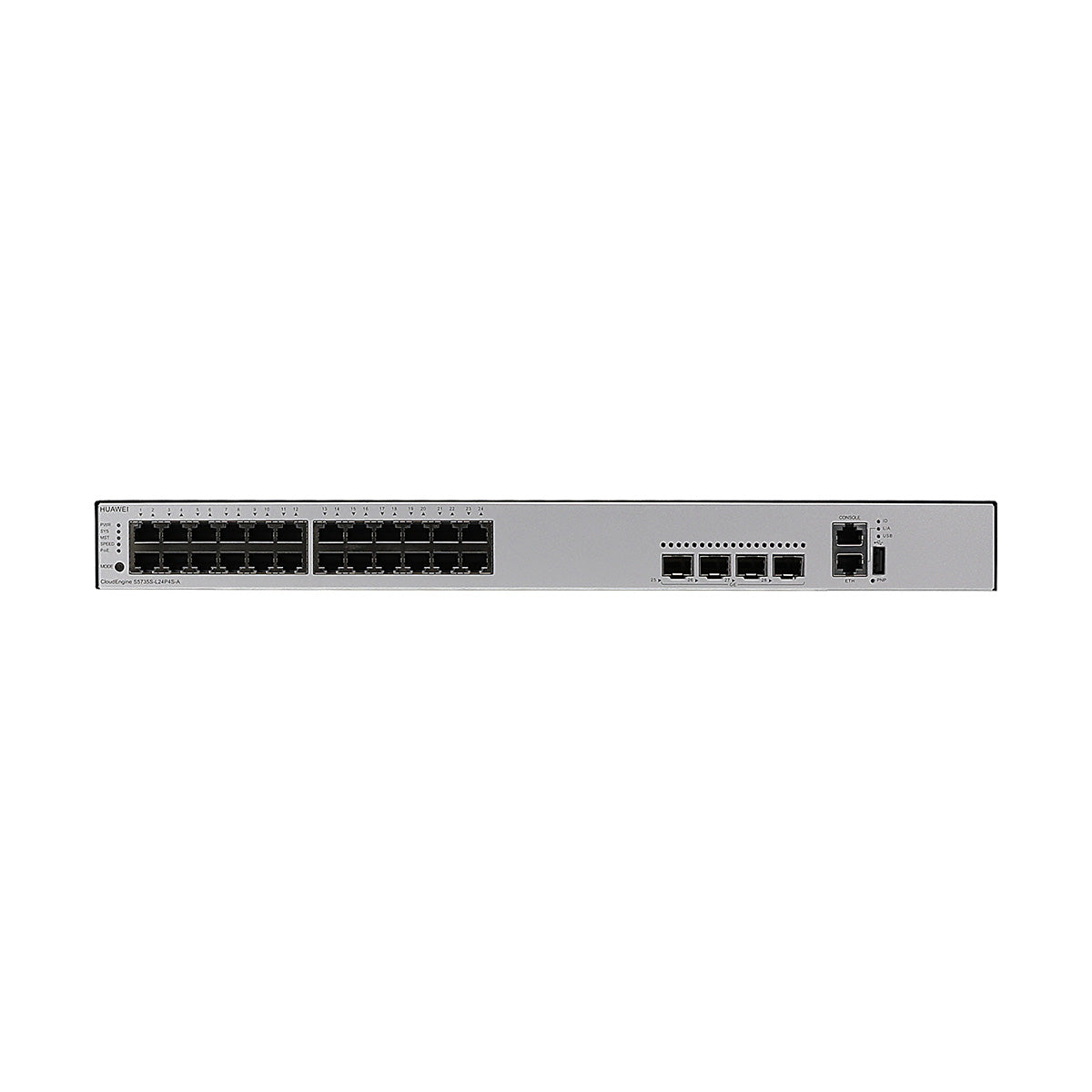 Huawei CloudEngine S5735-L24P4S-A 24-Port Gigabit Layer 2+ Managed PoE+ Switch with 4GE SFP Uplinks