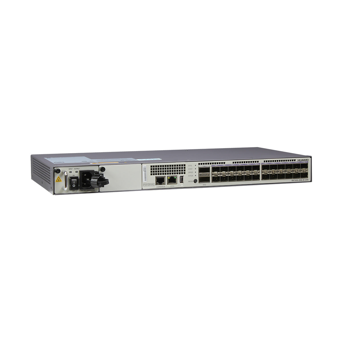 Huawei S6720S-26Q-EI-24S-AC 24×10G SFP+ & 2×40G QSFP+ Compact AC Switch