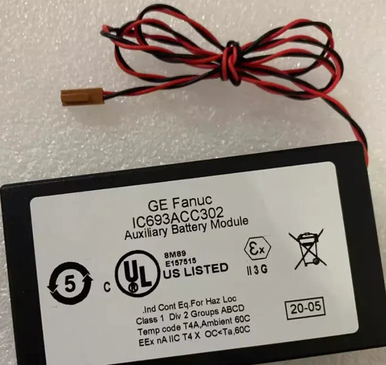 GE FANUC IC695ACC302, IC693ACC302A, IC693ACC302B Auxiliary Battery Module