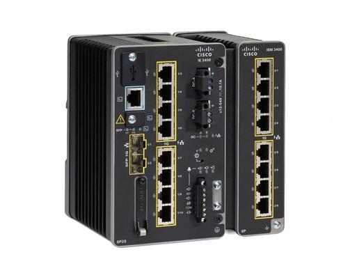 Cisco IE-3400-8P2S-A Industrial Ethernet Switch with 8 PoE Ports and 2 SFP Uplinks