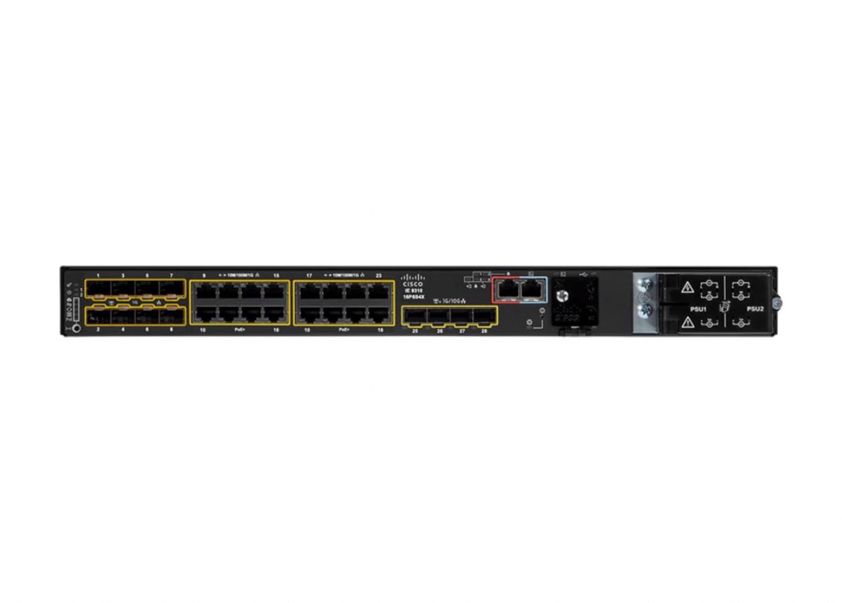 Cisco Catalyst IE-9310-16P8S4X-A Rugged Ethernet Switch 16 port PoE+