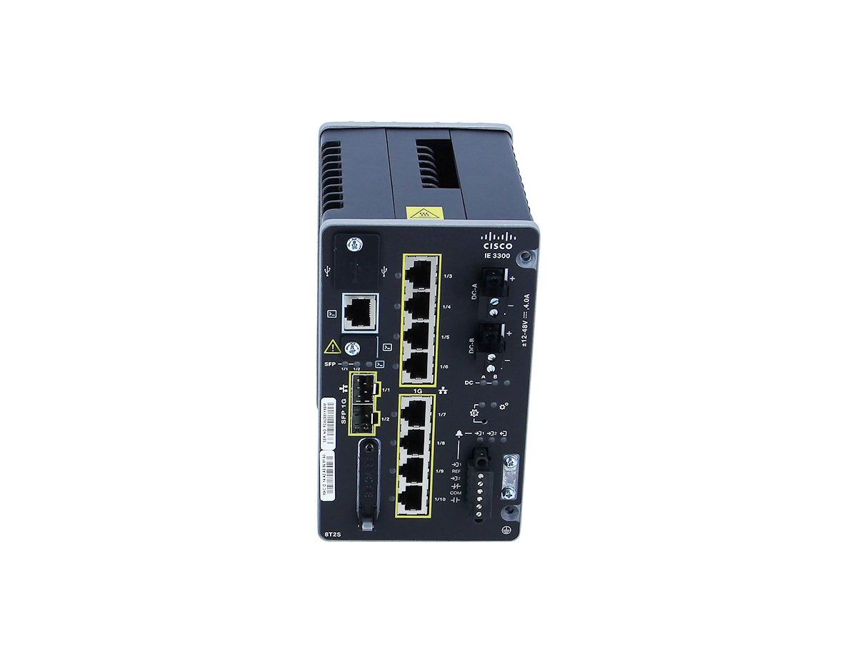 Cisco IE-3300-8T2S-E Catalyst IE3300 Rugged Managed Industrial Ethernet Switch with 8 RJ45 and 2 SFP Ports