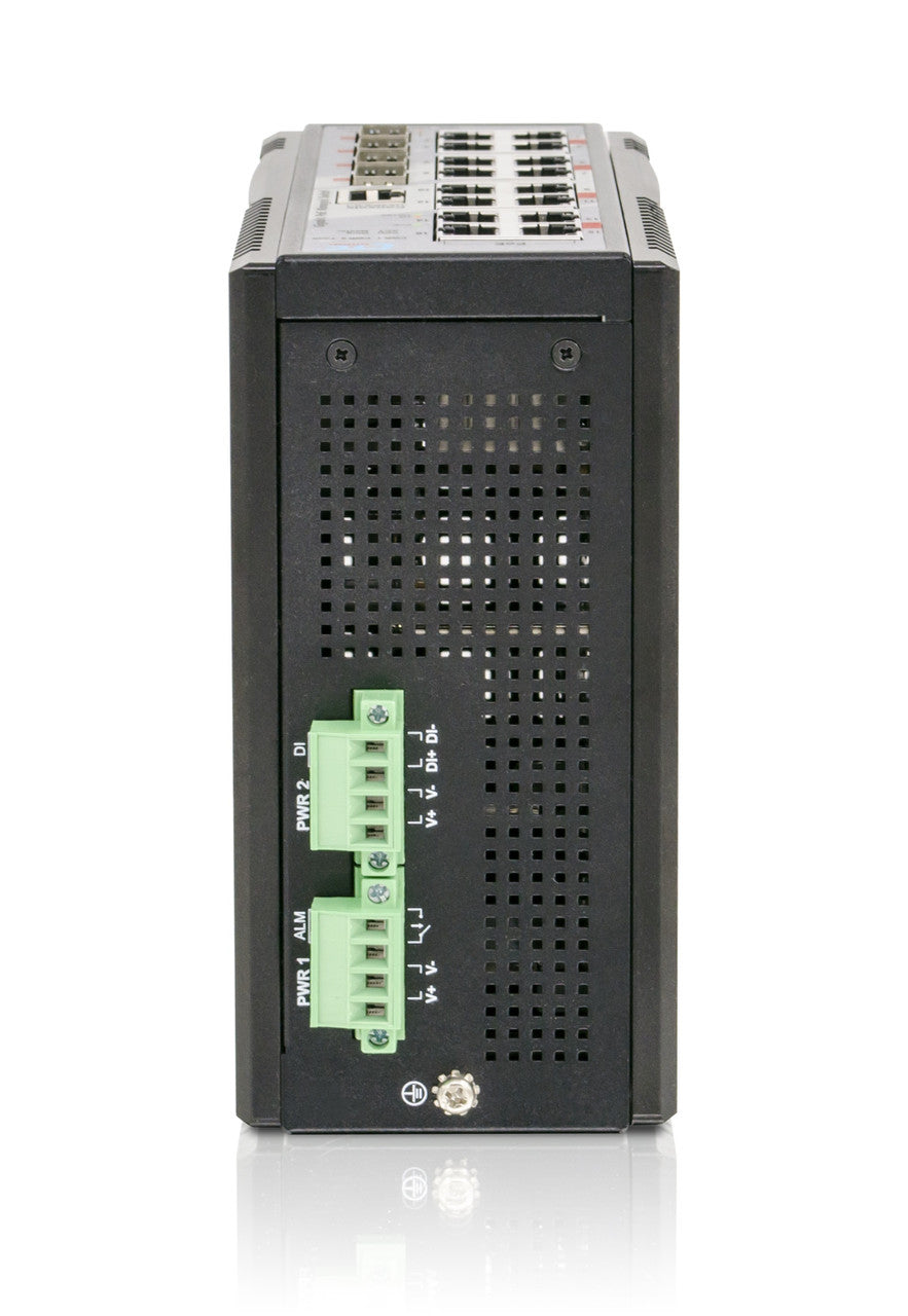 IGR-1604XSM - 16 copper + 4x 1G/2.5G/10G SFP+ port SNMP/web-managed Layer 3 Ethernet Industrial switch