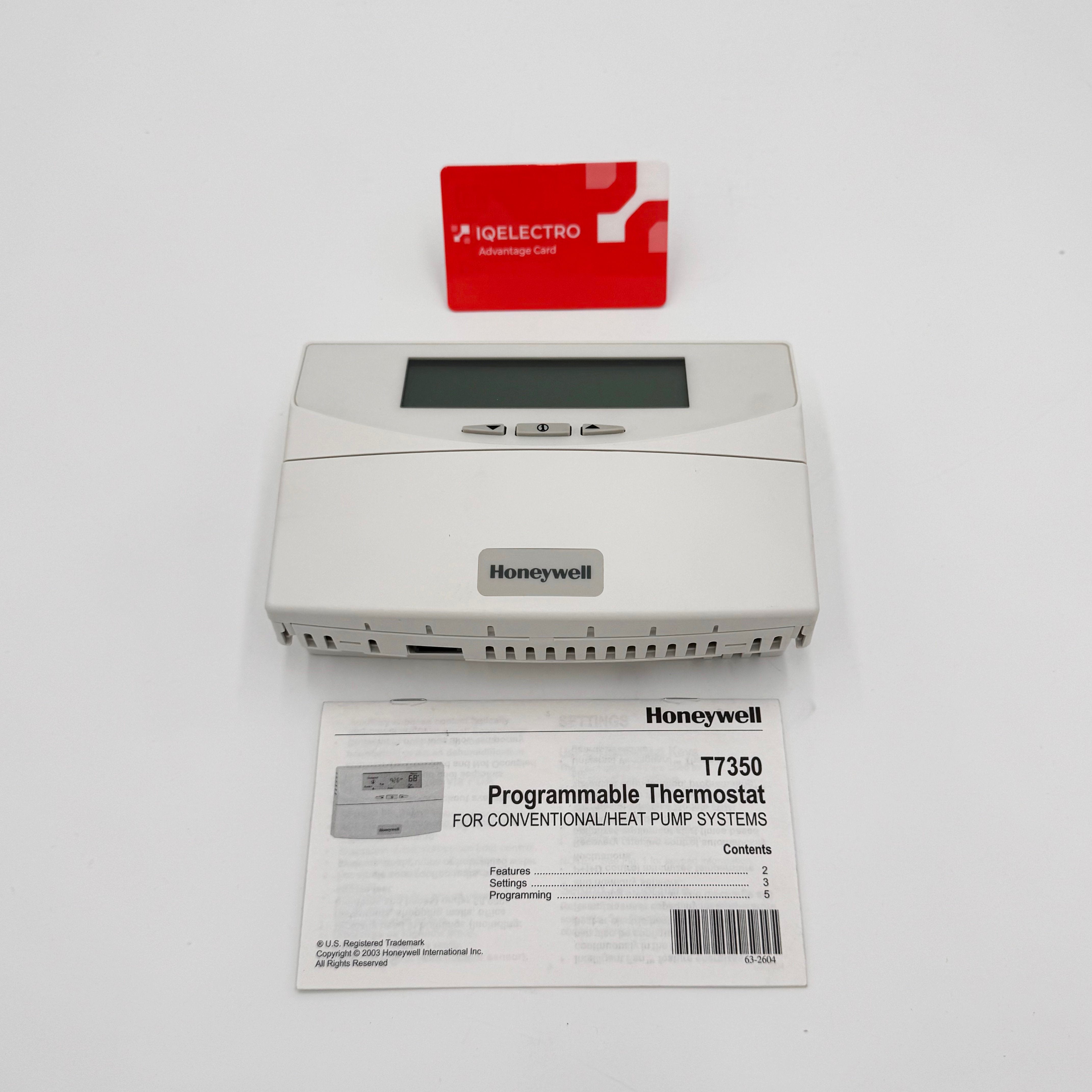T7350H | Honeywell Communicating Programmable Commercial Thermostat