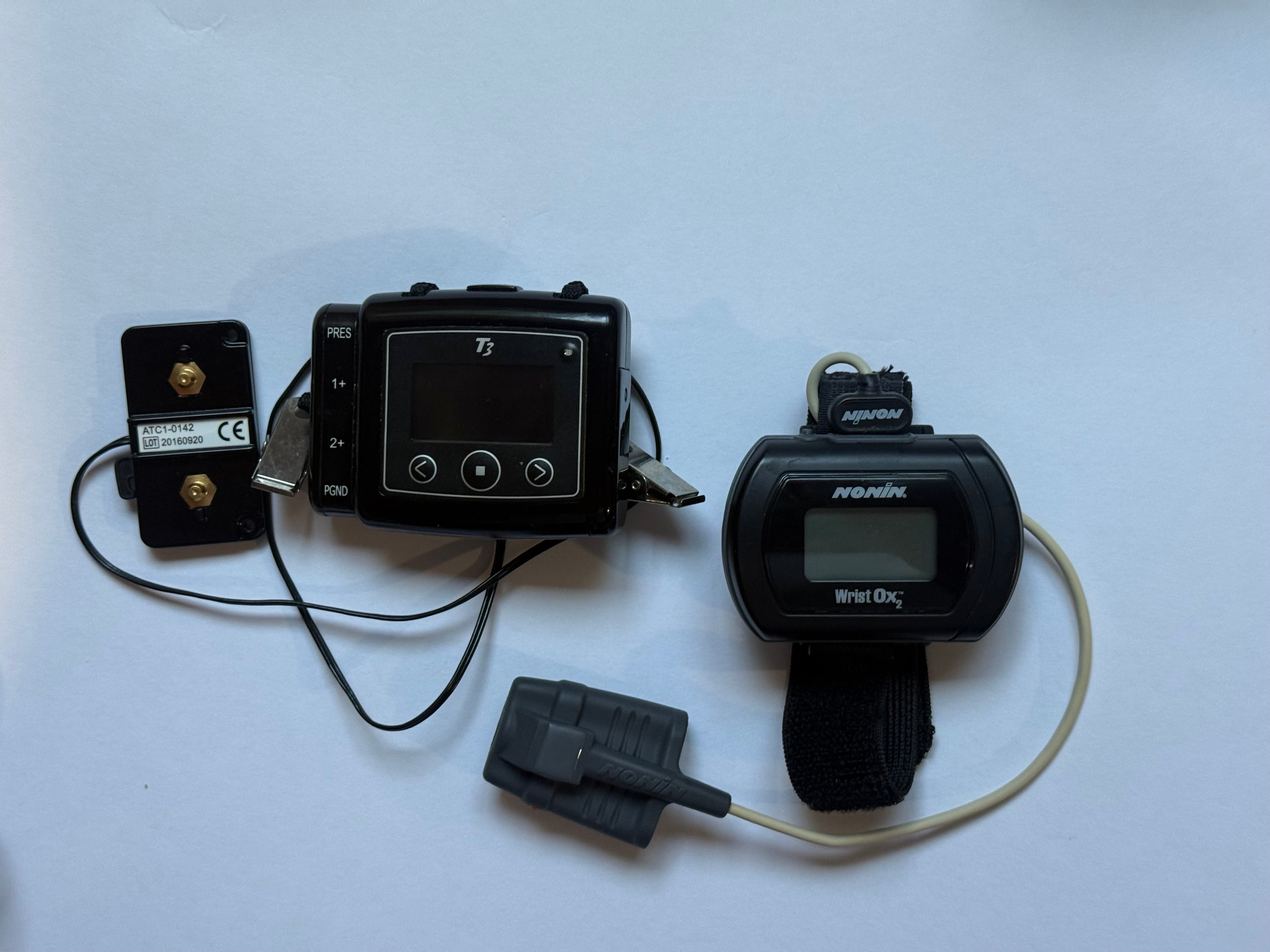 Nox Medical Nox T3 & Nonin 3150 Wrist Ox2 Oximeter