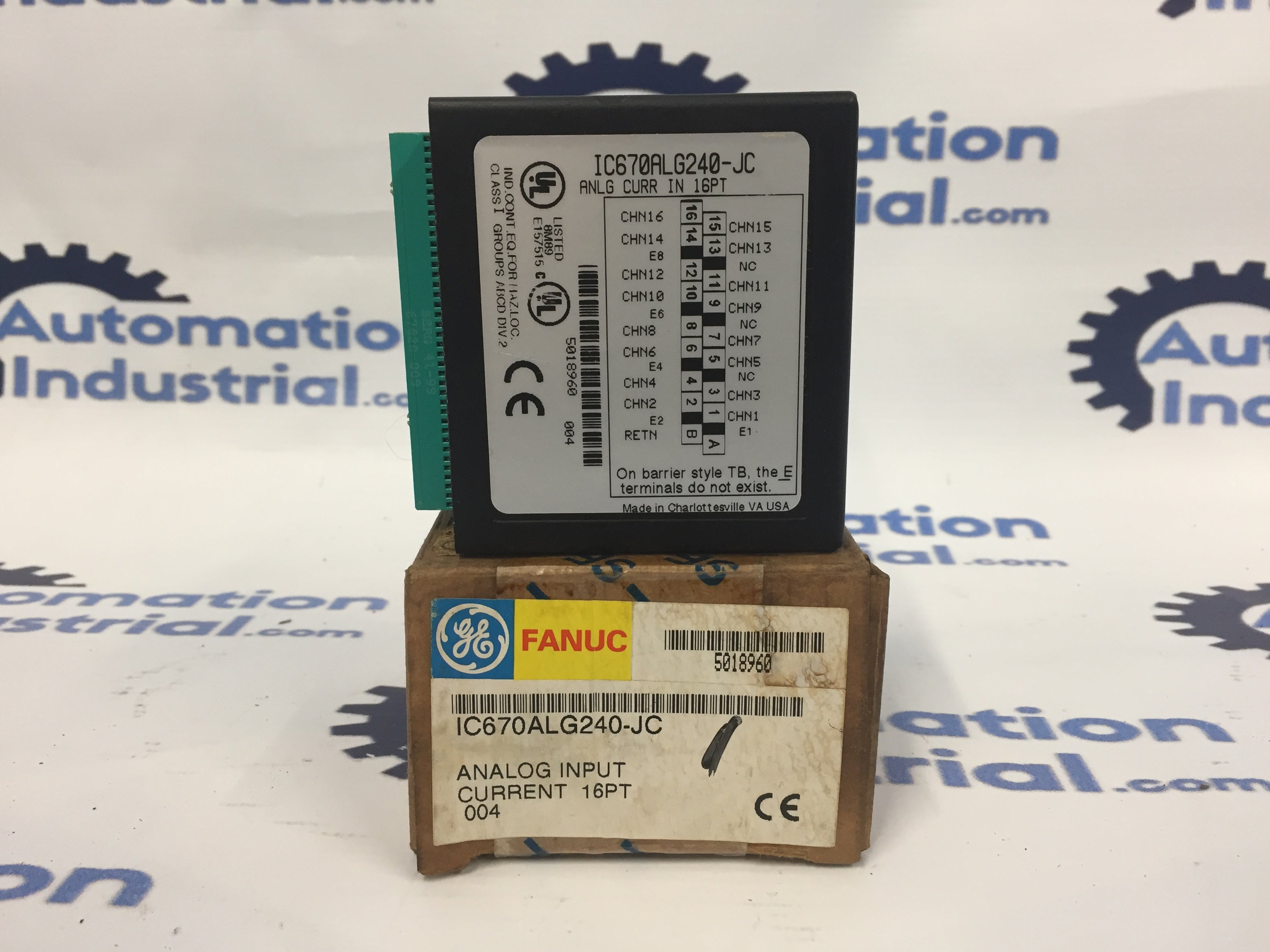 GE Fanuc IC670ALG240 Input Module