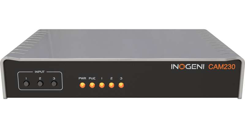 INOGENI CAM230 Switch 1 of 3 USB/HDMI cameras to USB or HDMI