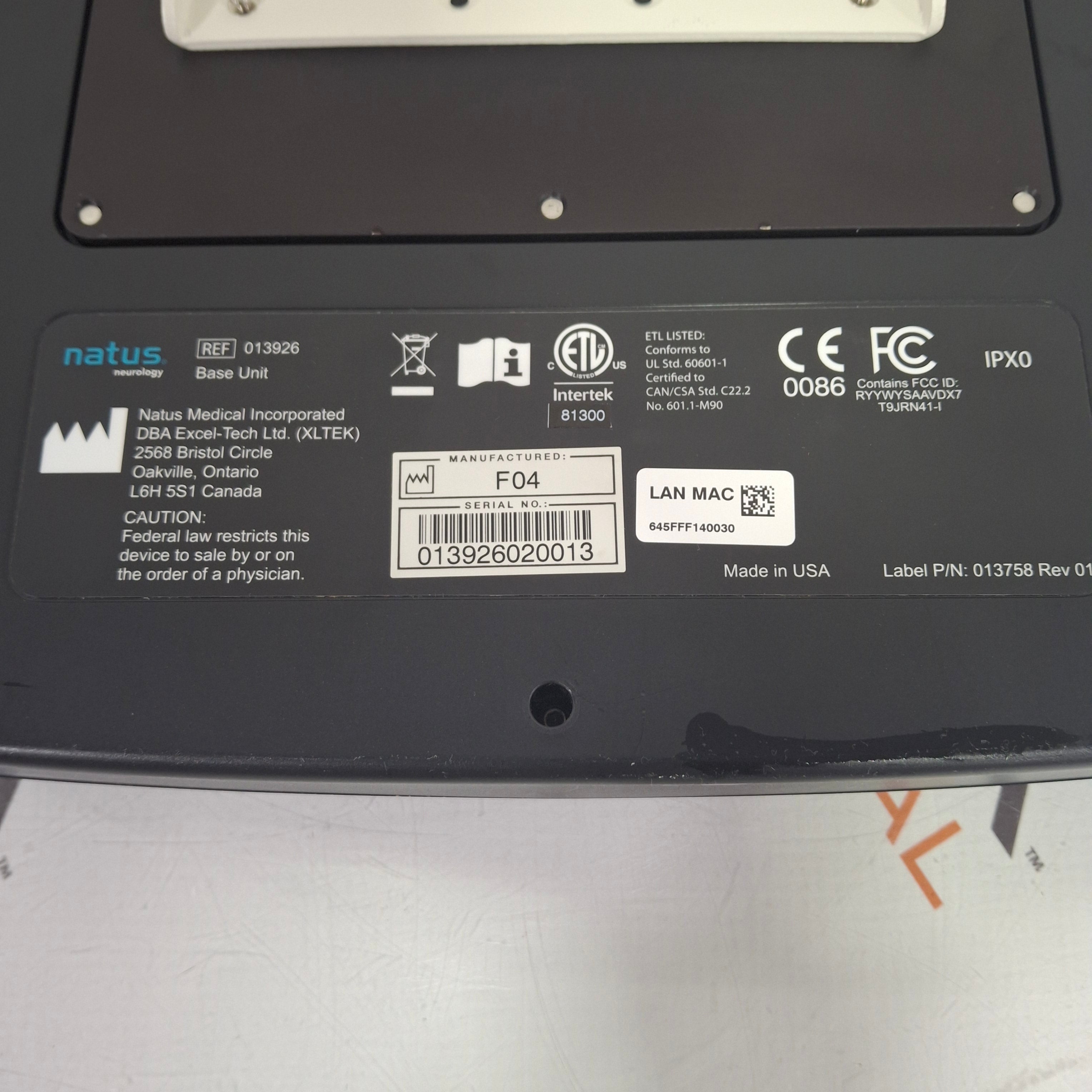 Natus Quantum 64 013926 Base Unit