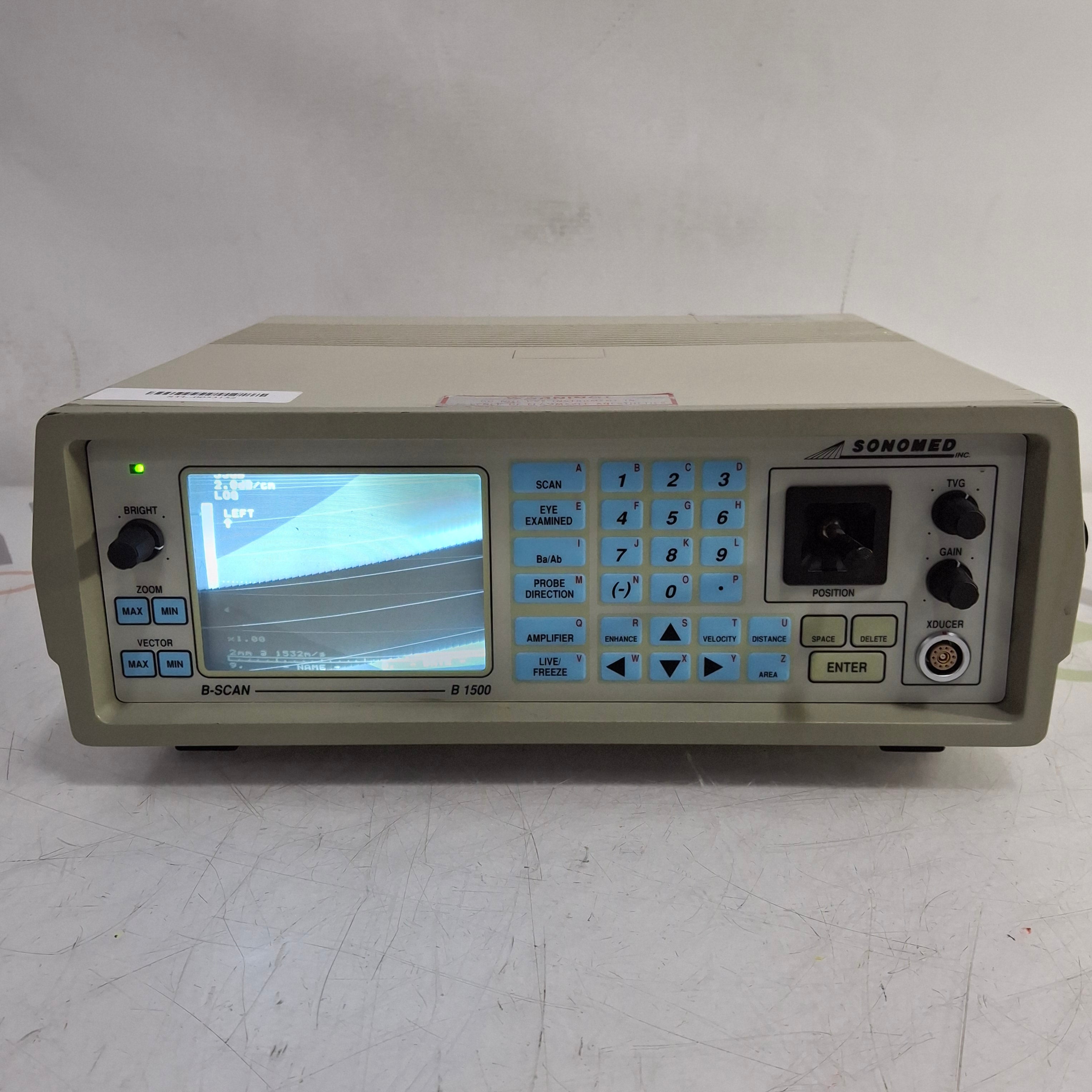 Sonomed Escalon B-Scan 1500 Ophthalmic Ultrasound