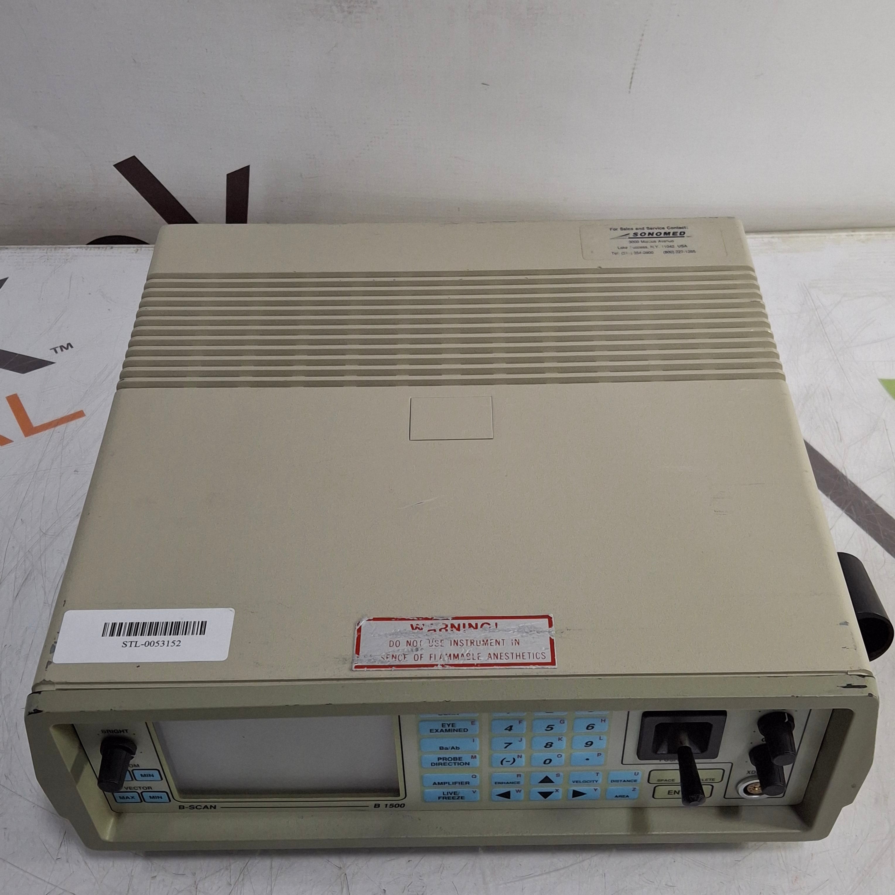 Sonomed Escalon B-Scan 1500 Ophthalmic Ultrasound