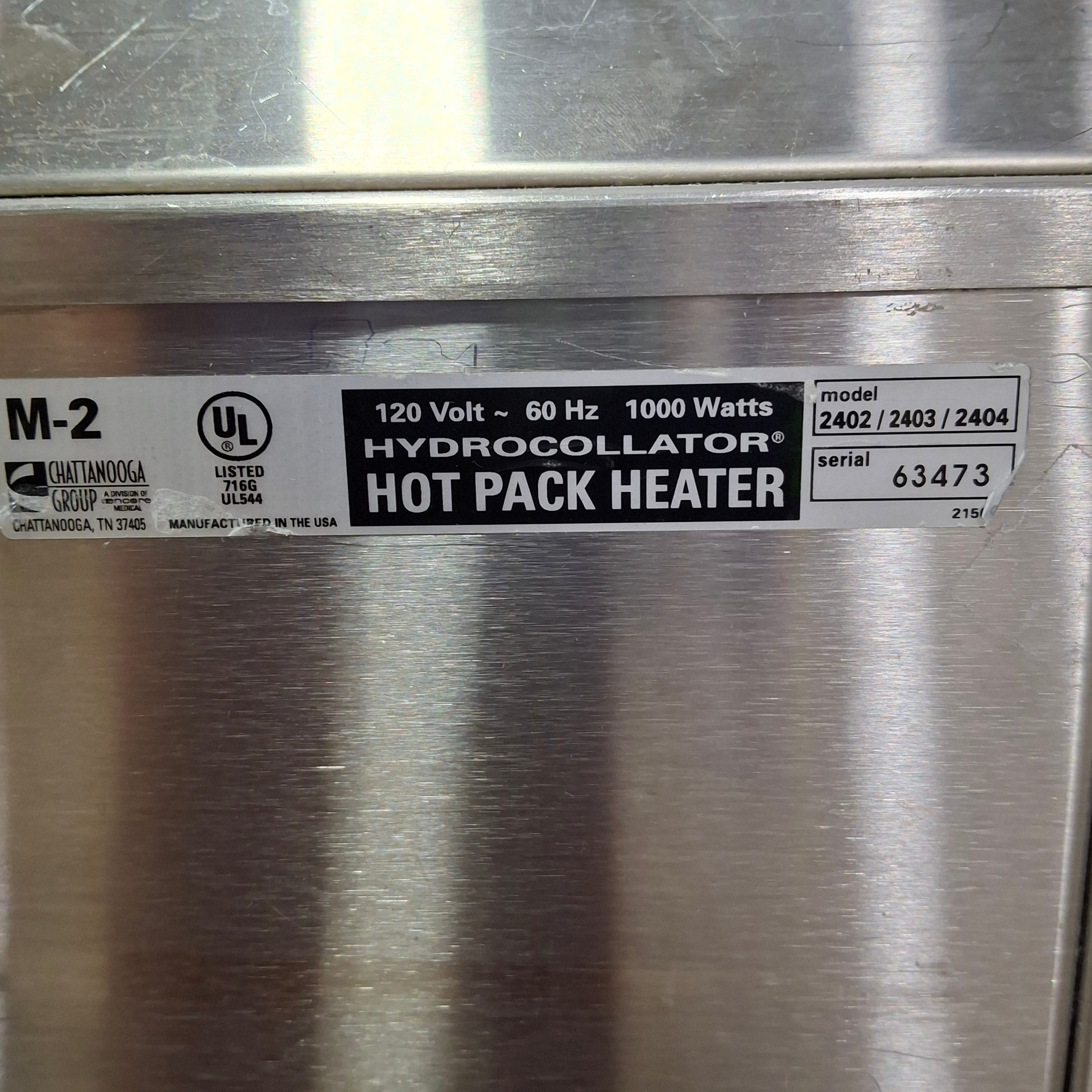 Chattanooga Group M-2 Hydrocollator