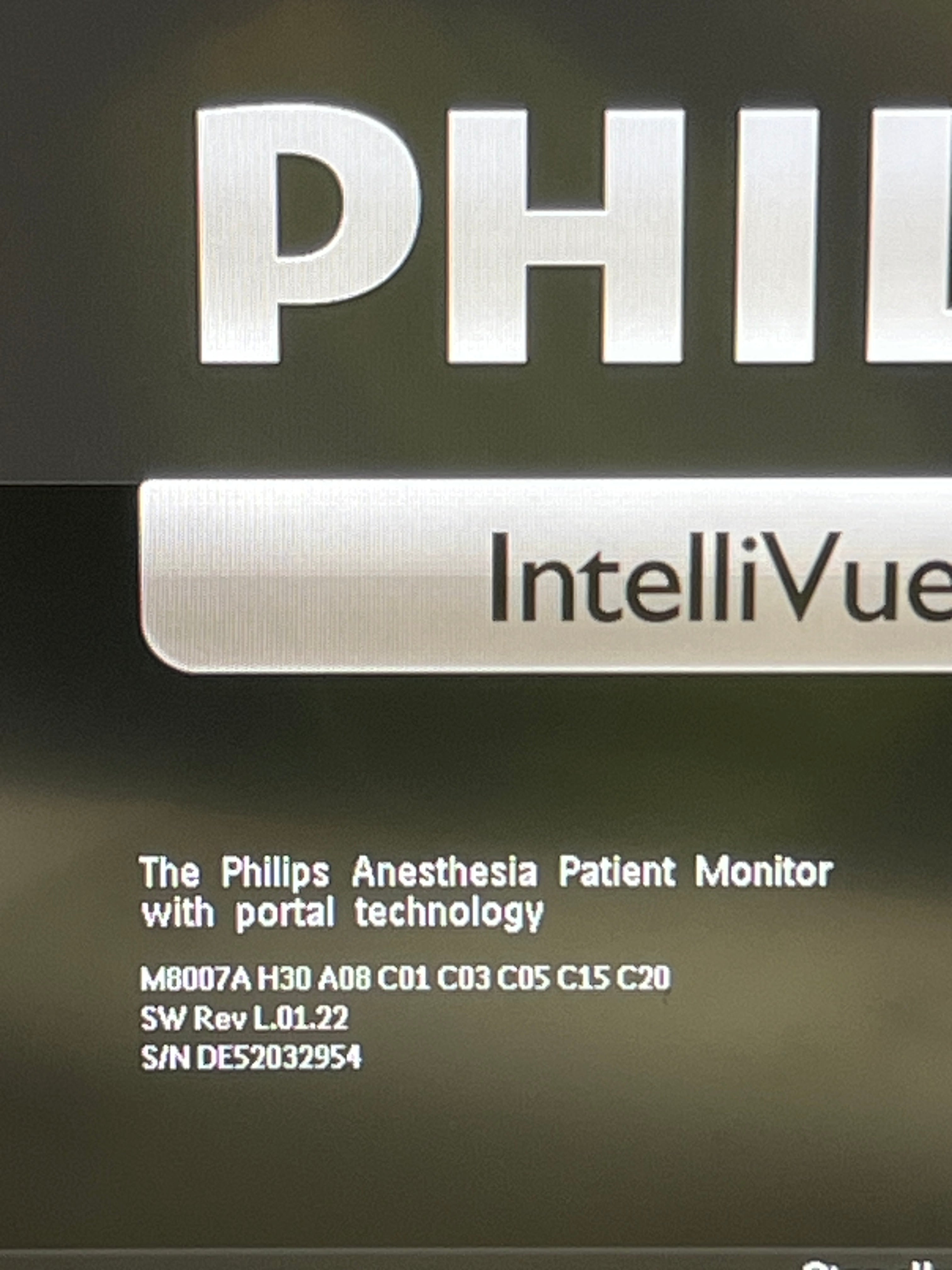 Philips IntelliVue MP70 - Anesthesia Patient Monitor