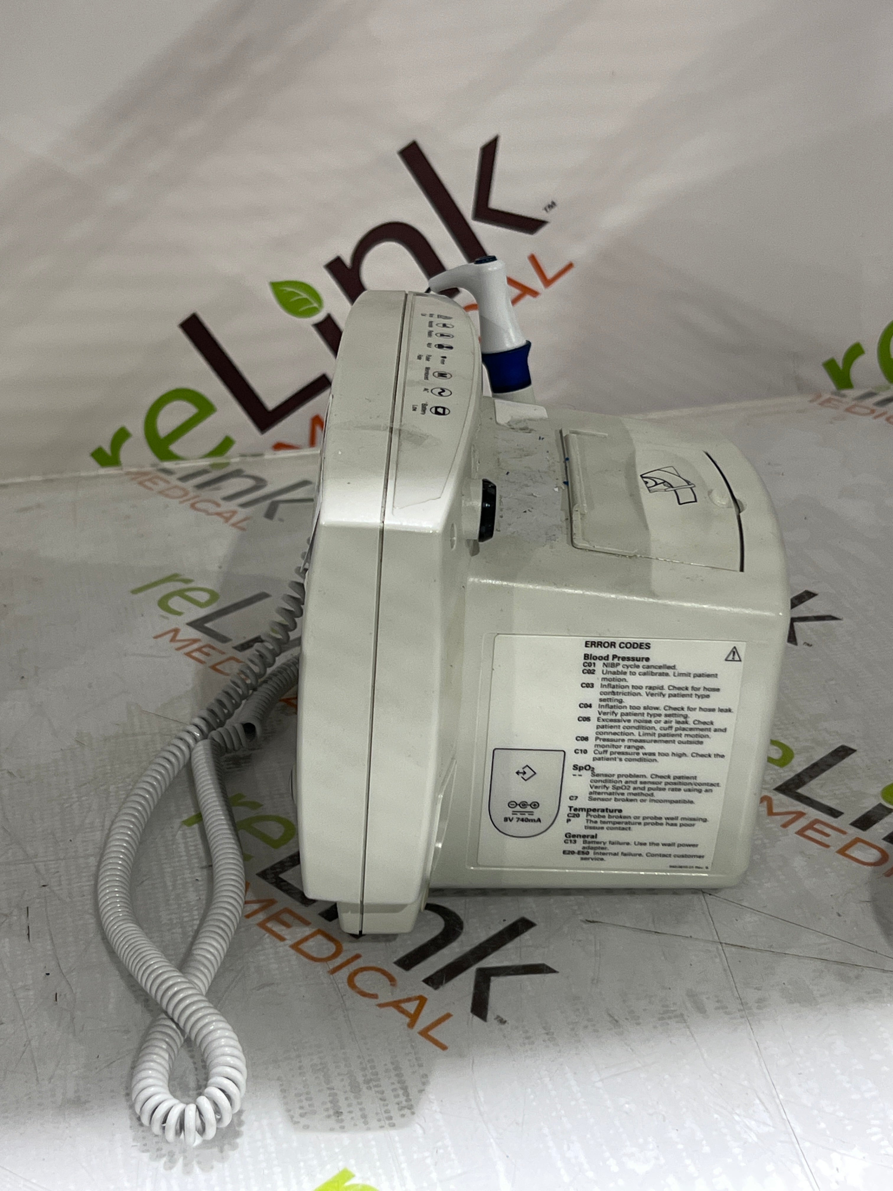 Welch Allyn 300 Series - Temp, Printer Vital Signs Monitor