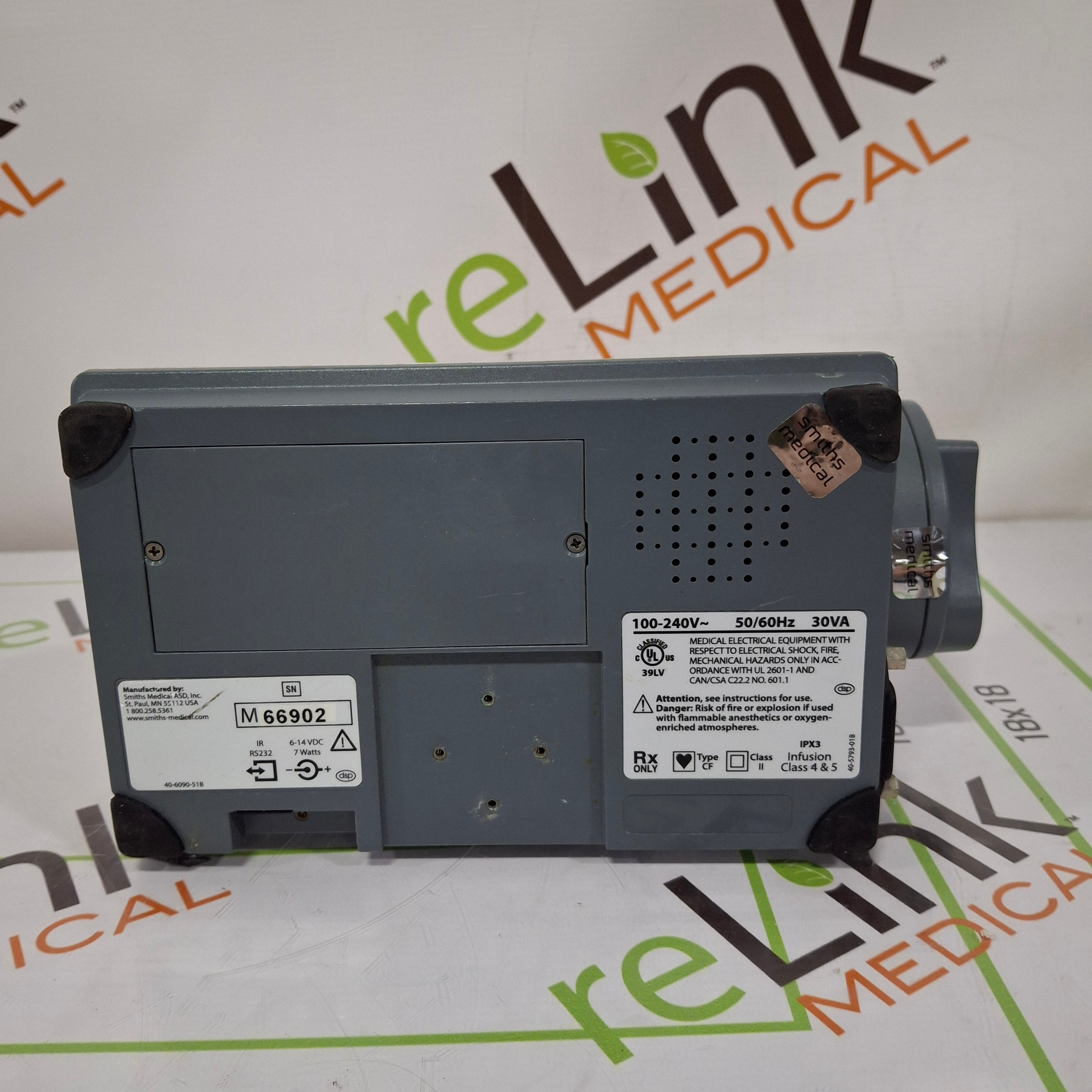 Smiths Medical Medfusion 3500 Version 6 Syringe Infusion Pump
