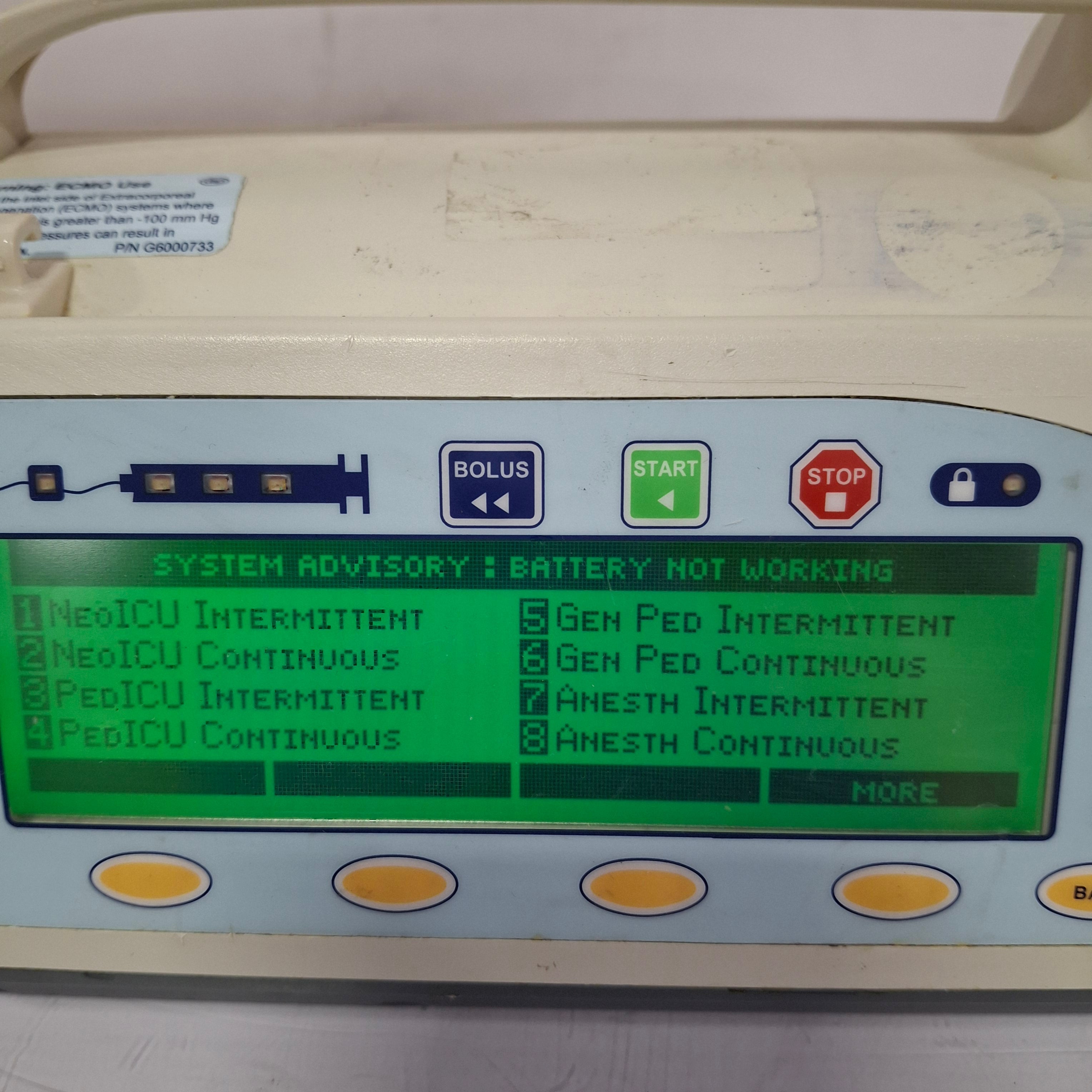 Smiths Medical Medfusion 3500 Version 5 Syringe Infusion Pump
