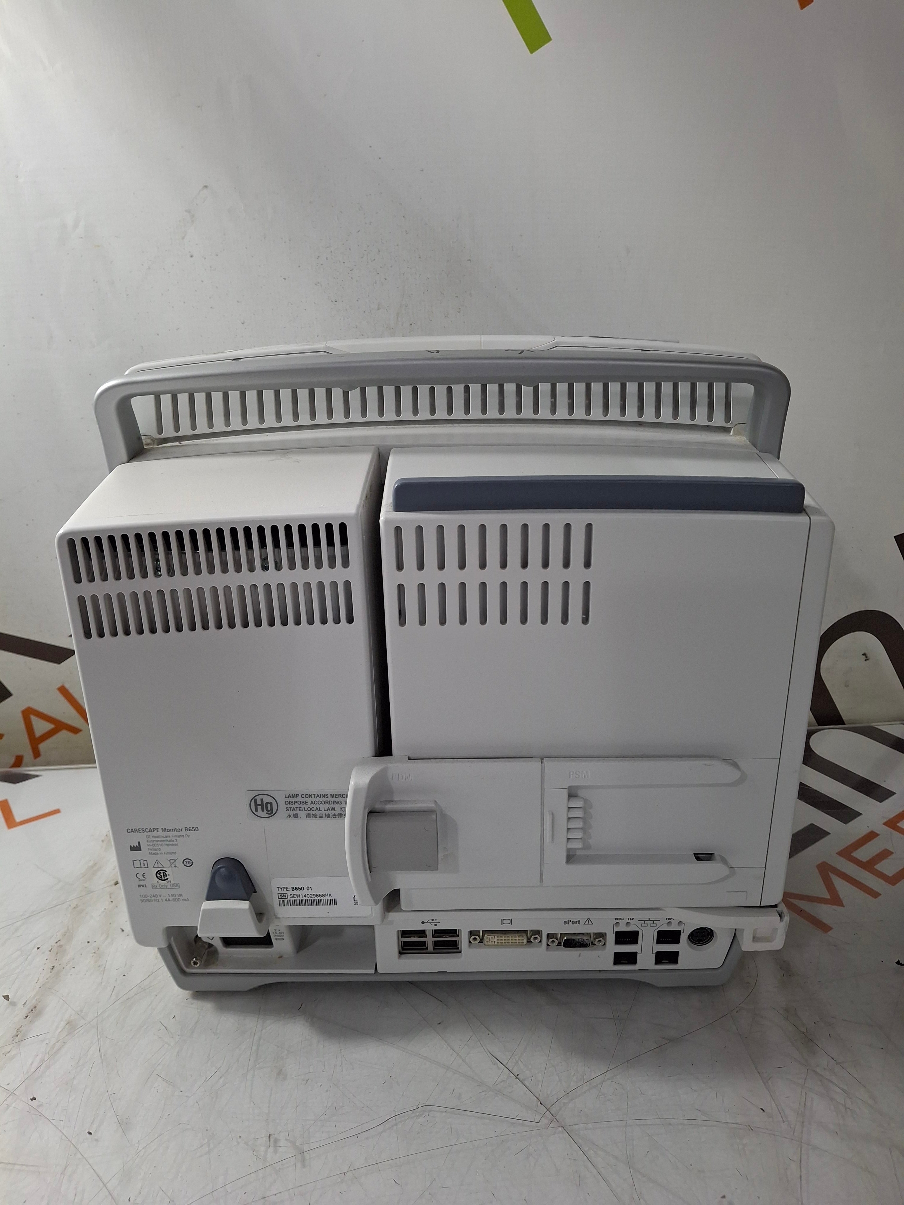 GE Healthcare Carescape B650 Critical Care Patient Monitor