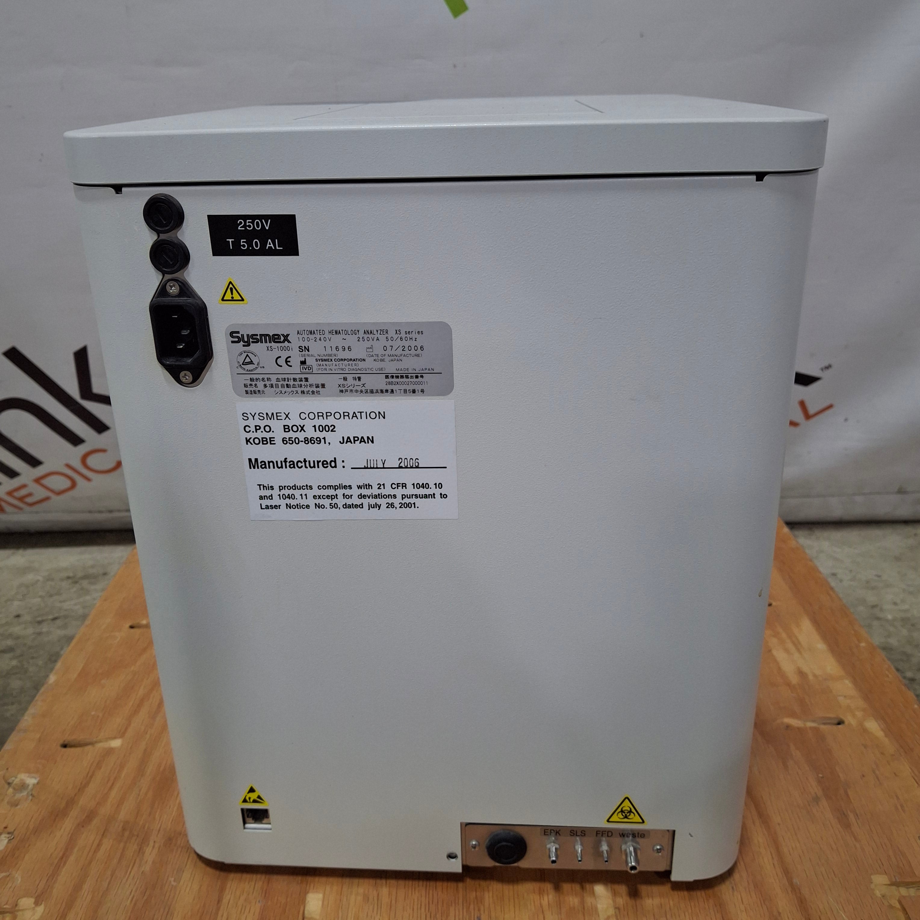 Sysmex XS-1000i Automated Hematology Analyzer