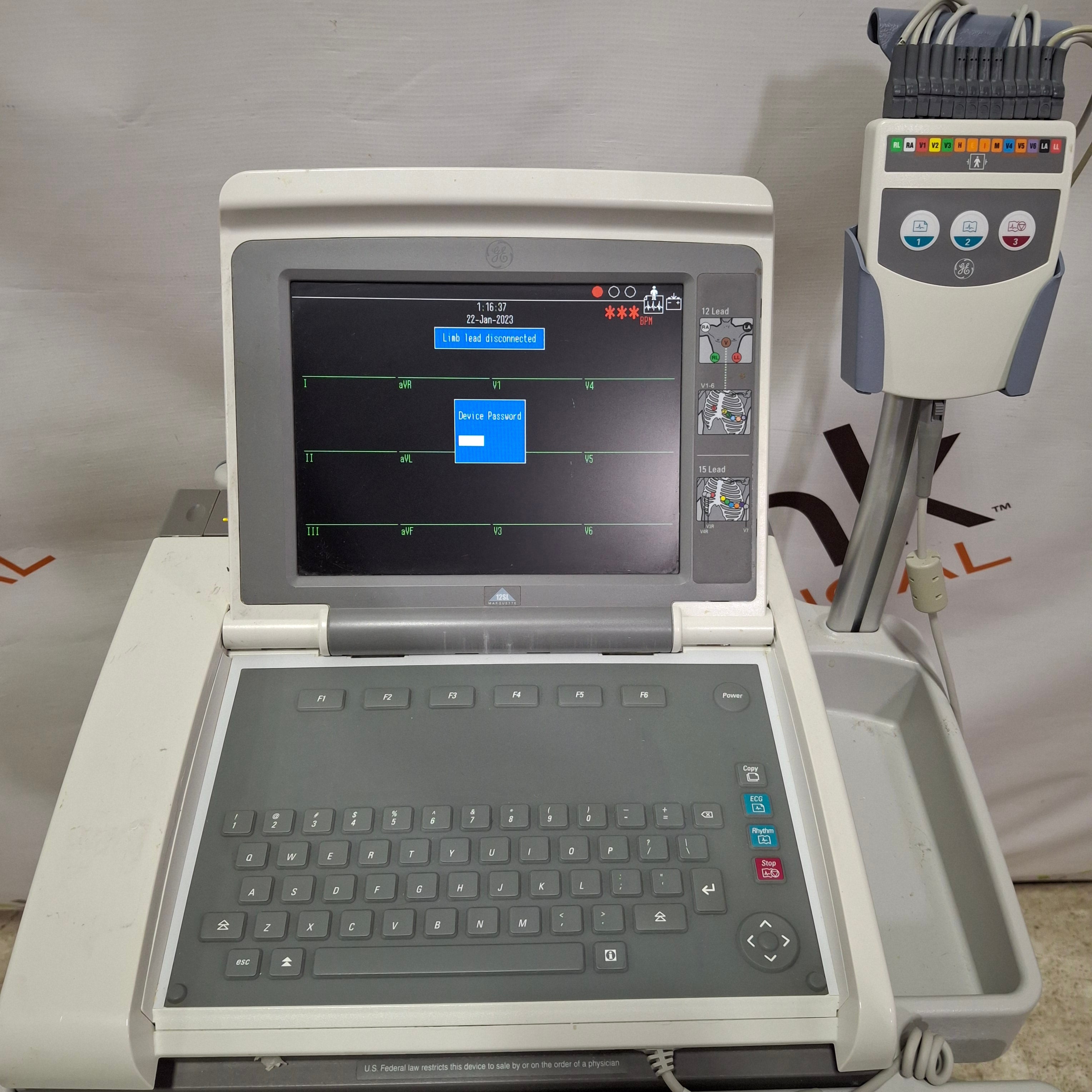 GE Healthcare MAC 5000 ECG with CAM Module