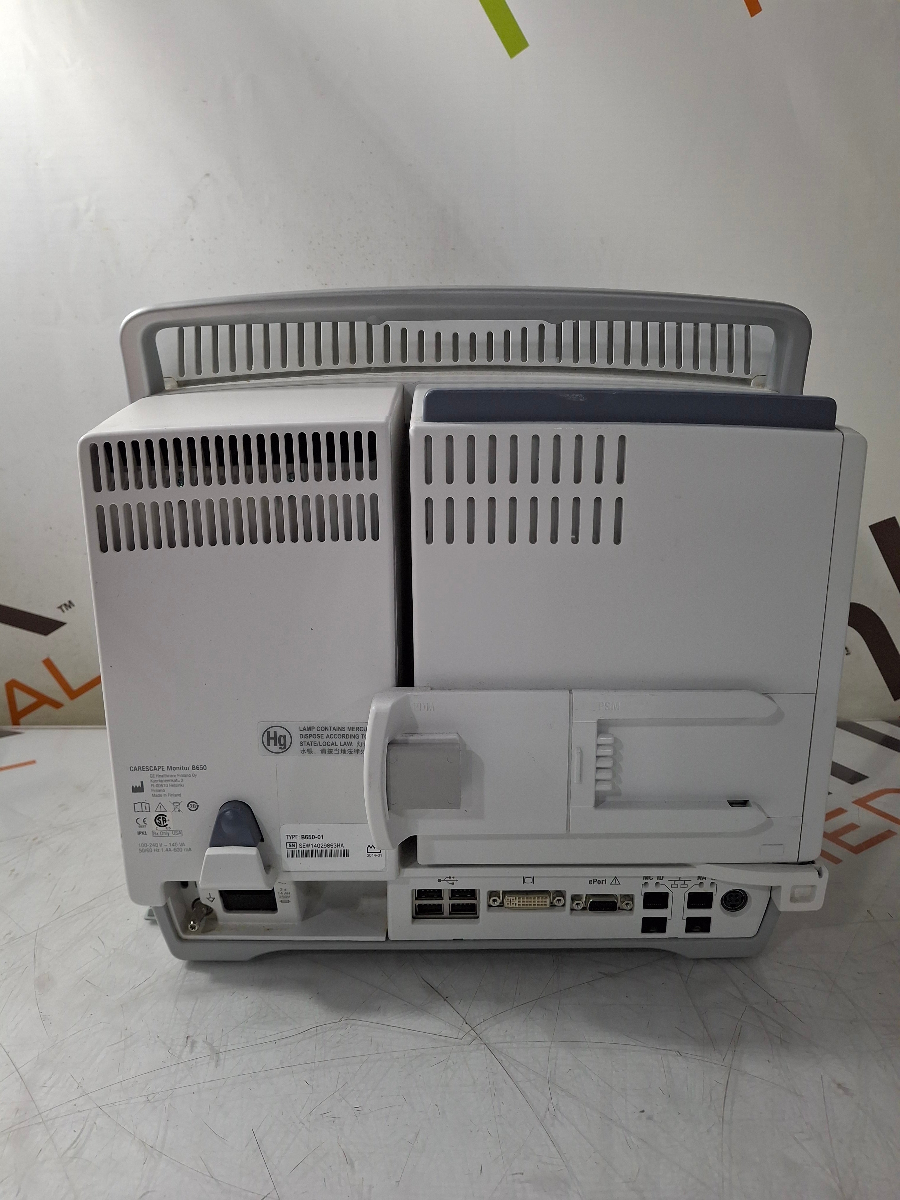 GE Healthcare Carescape B650 Critical Care Patient Monitor
