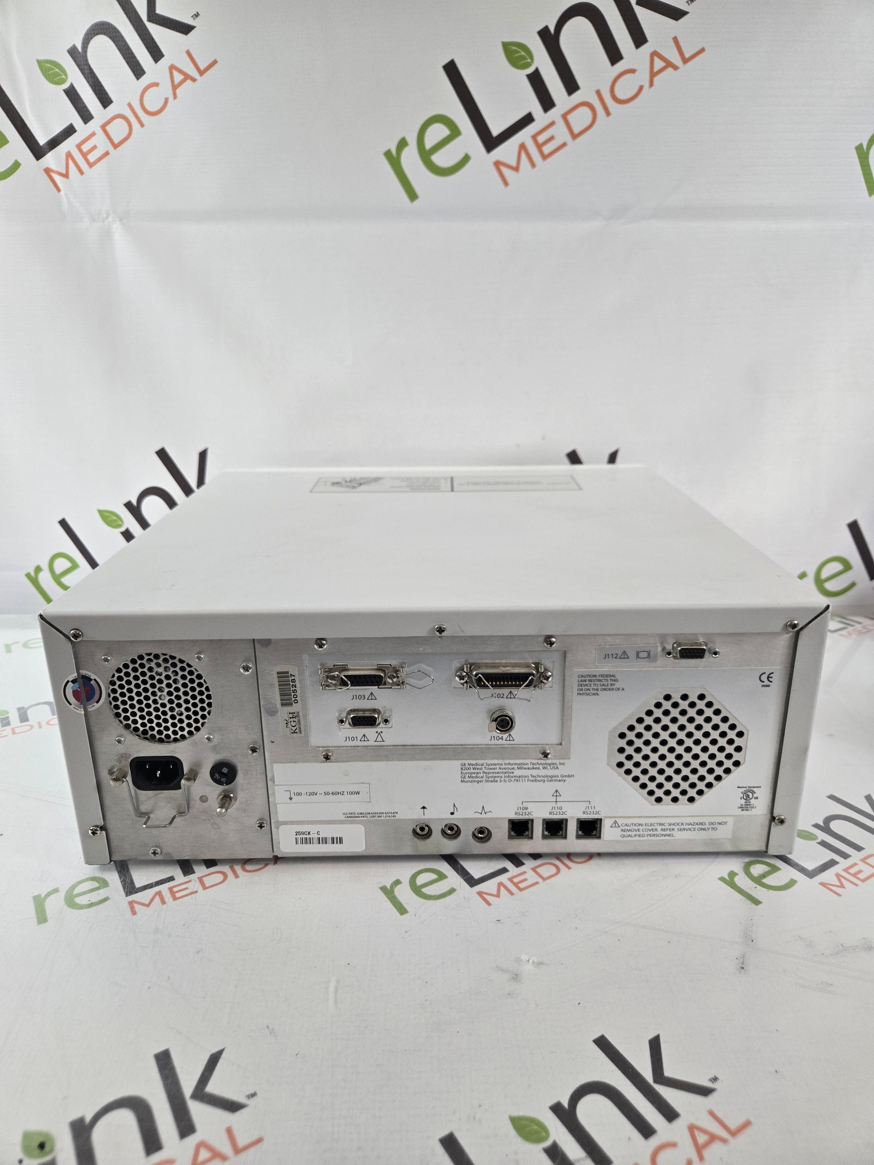 GE Healthcare Corometrics 250cx Series Model 259cx-c Fetal Monitor