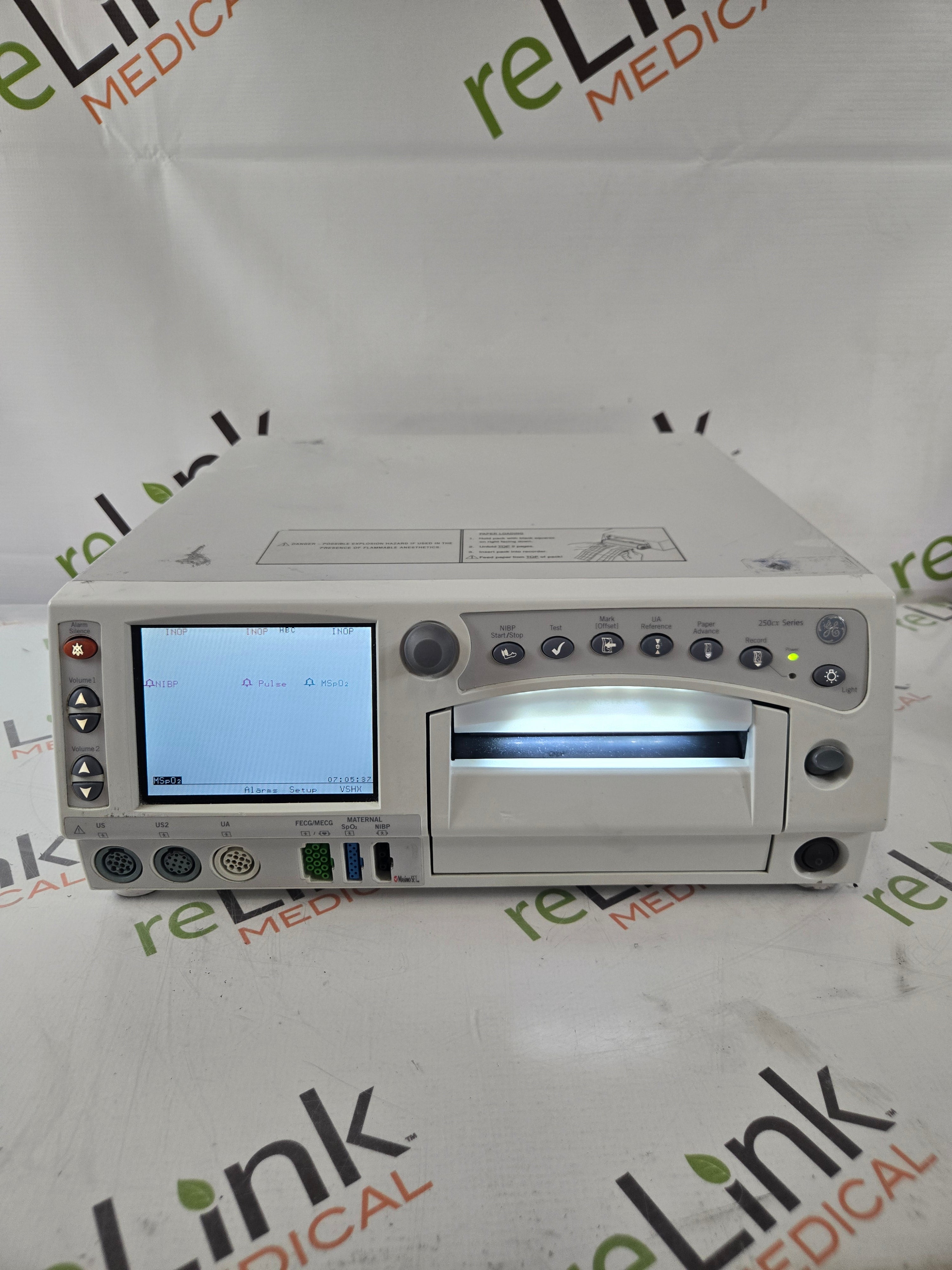 GE Healthcare Corometrics 250cx Series Model 259cx-c Fetal Monitor