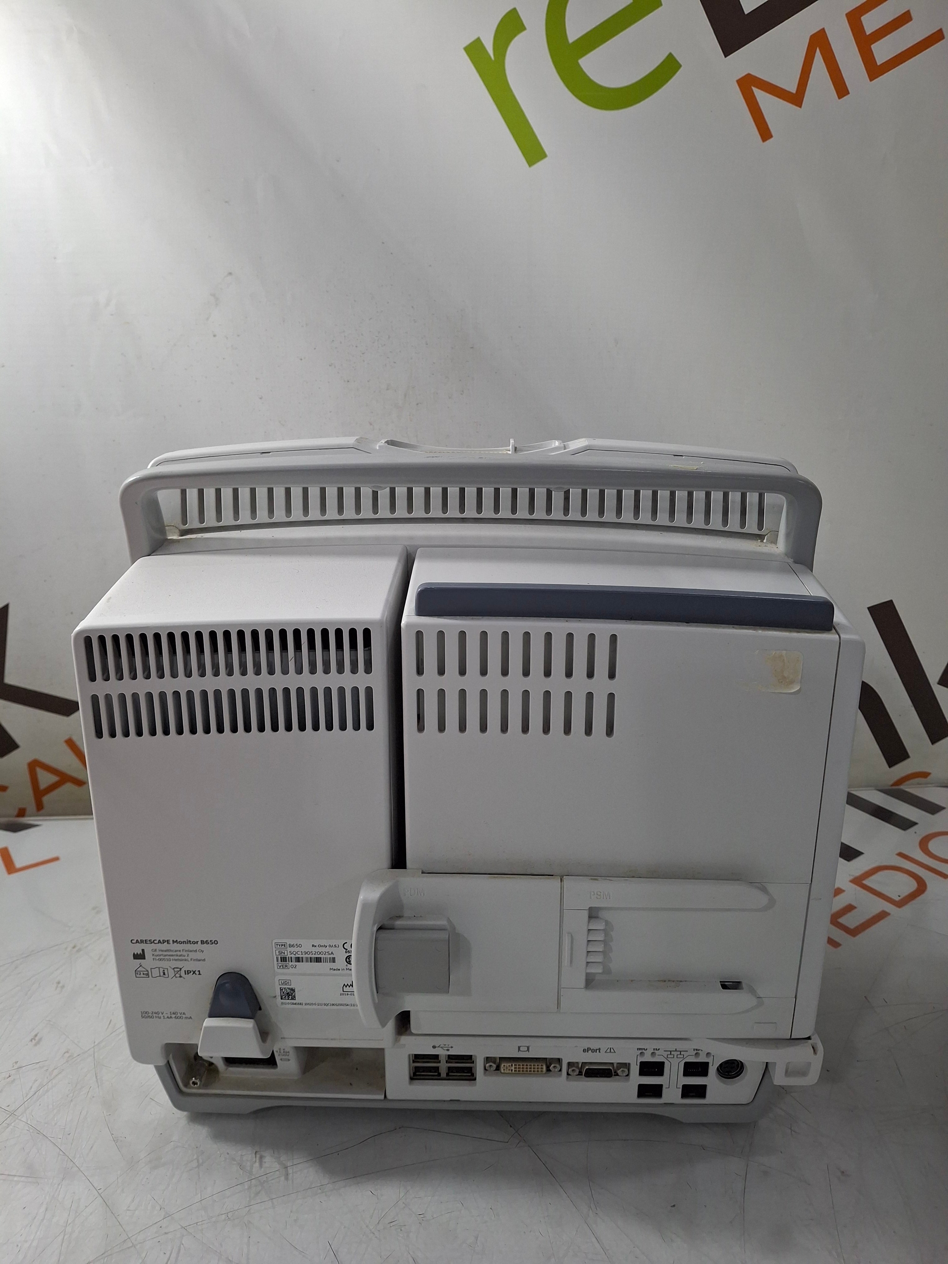 GE Healthcare Carescape B650 Critical Care Patient Monitor