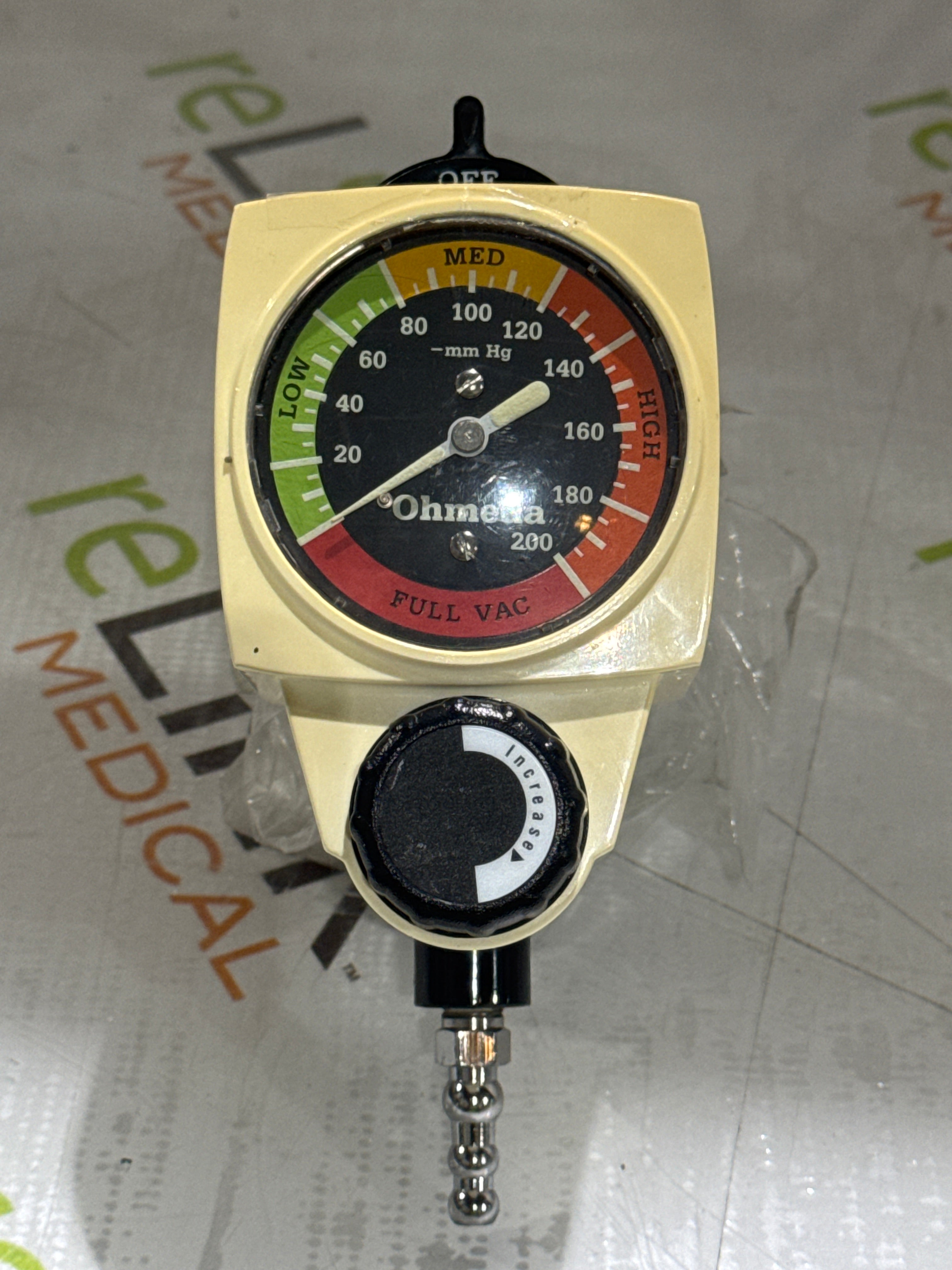 Ohmeda Medical Vacuum Regulator