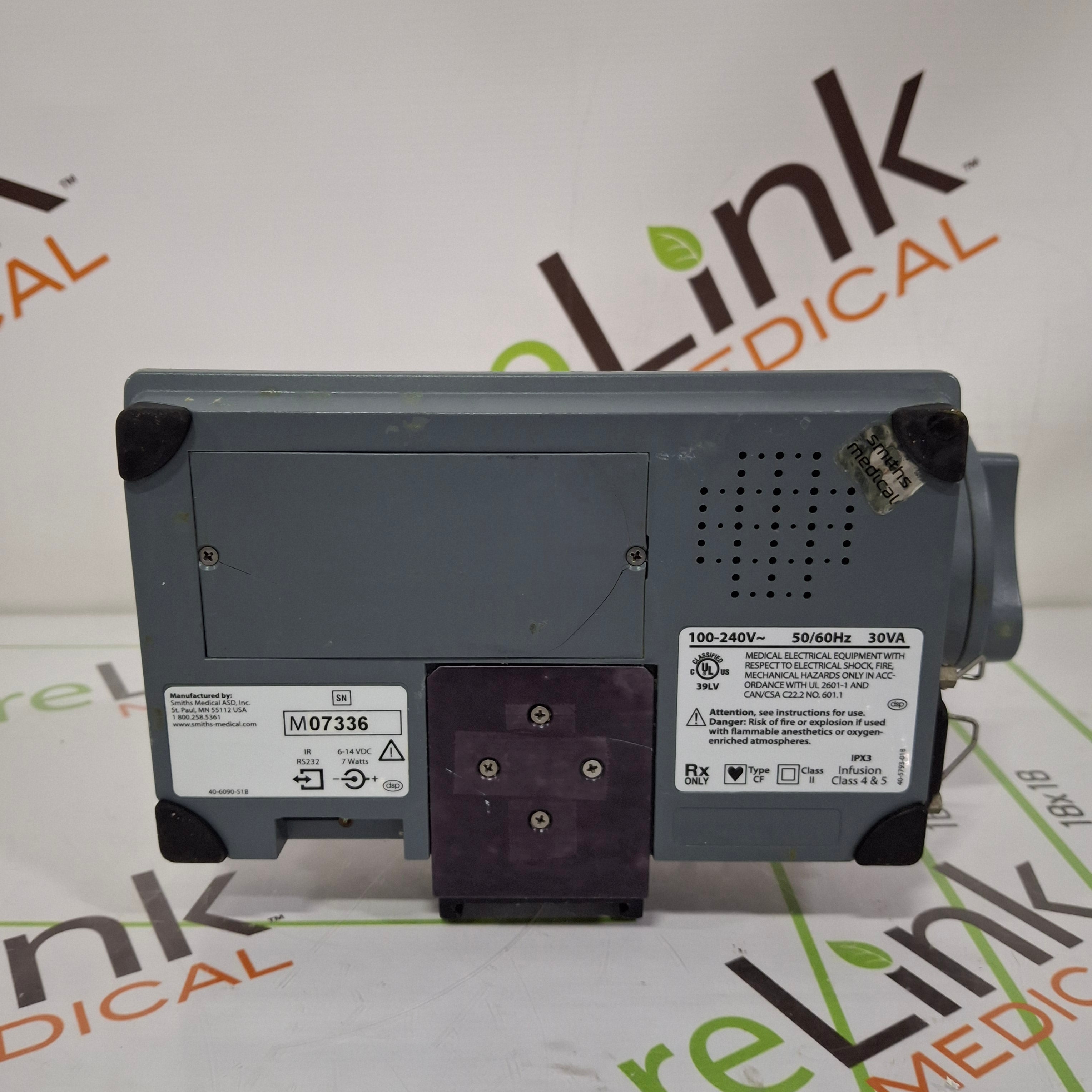 Smiths Medical Medfusion 3500 Version 4 Syringe Infusion Pump