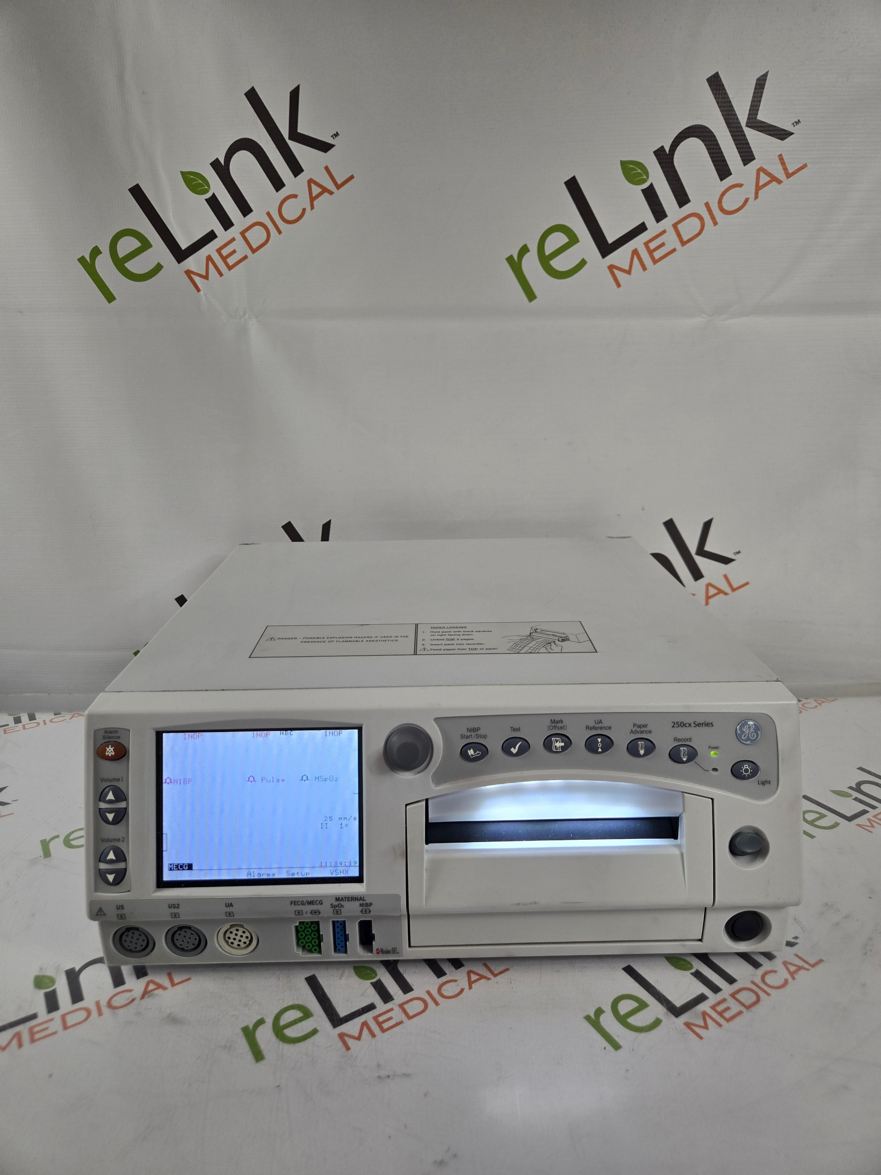 GE Healthcare Corometrics 250cx Series Model 259cx-c Fetal Monitor
