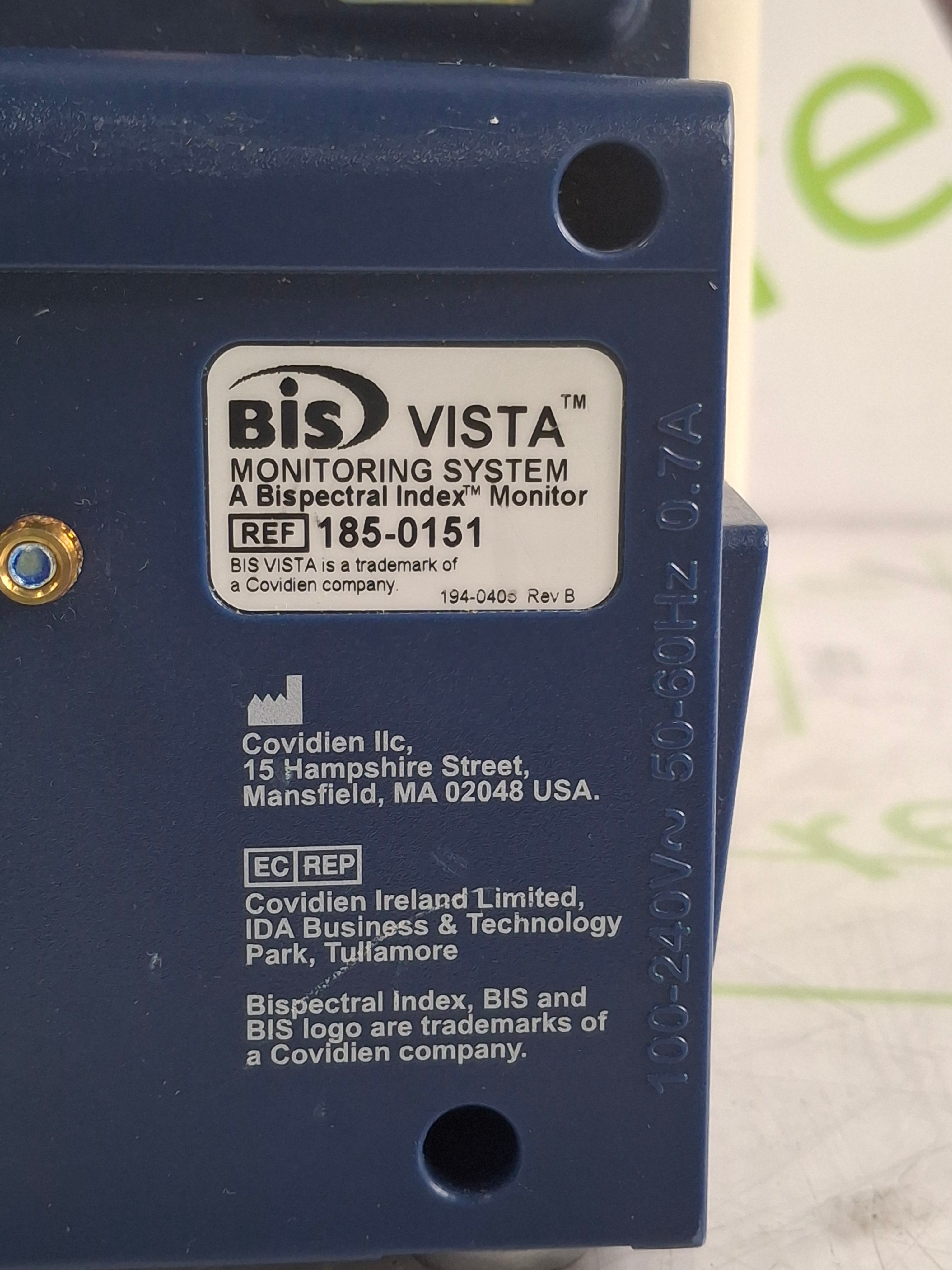 Covidien BIS Monitoring System Bispectral Index Monitor