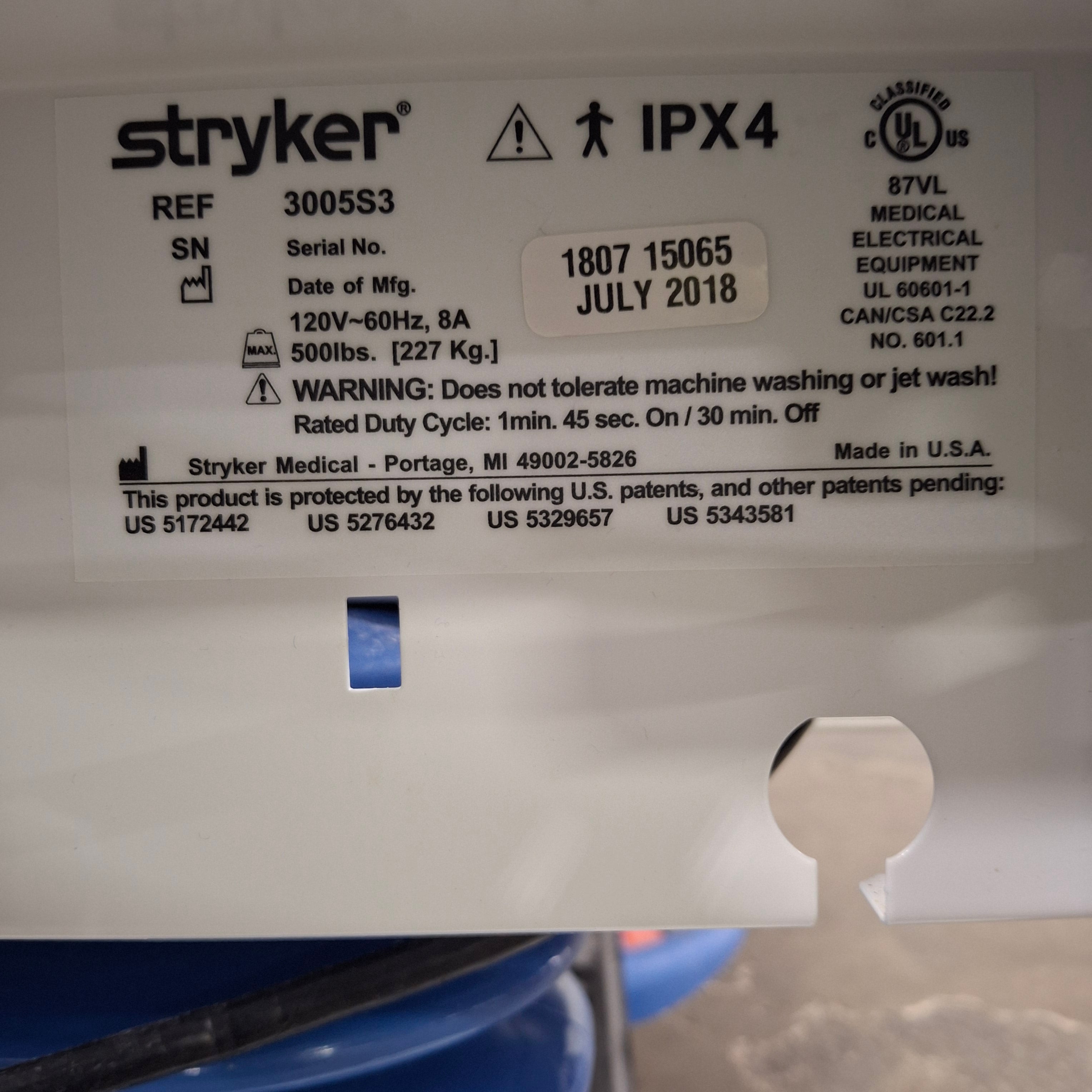 Stryker Secure III 3005 Hospital Bed