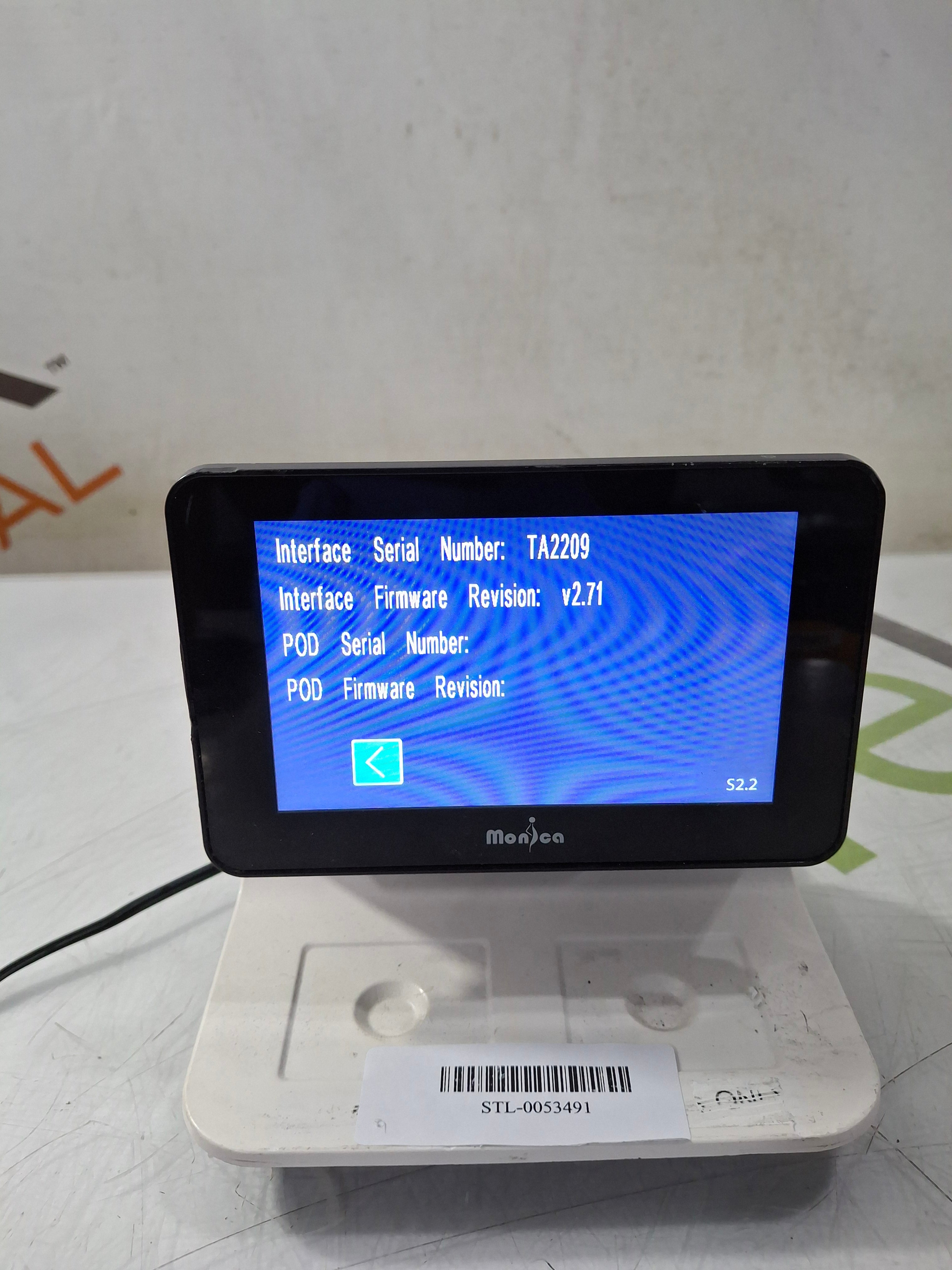 Monica Healthcare Limited 107-PT-001 Fetal Monitor