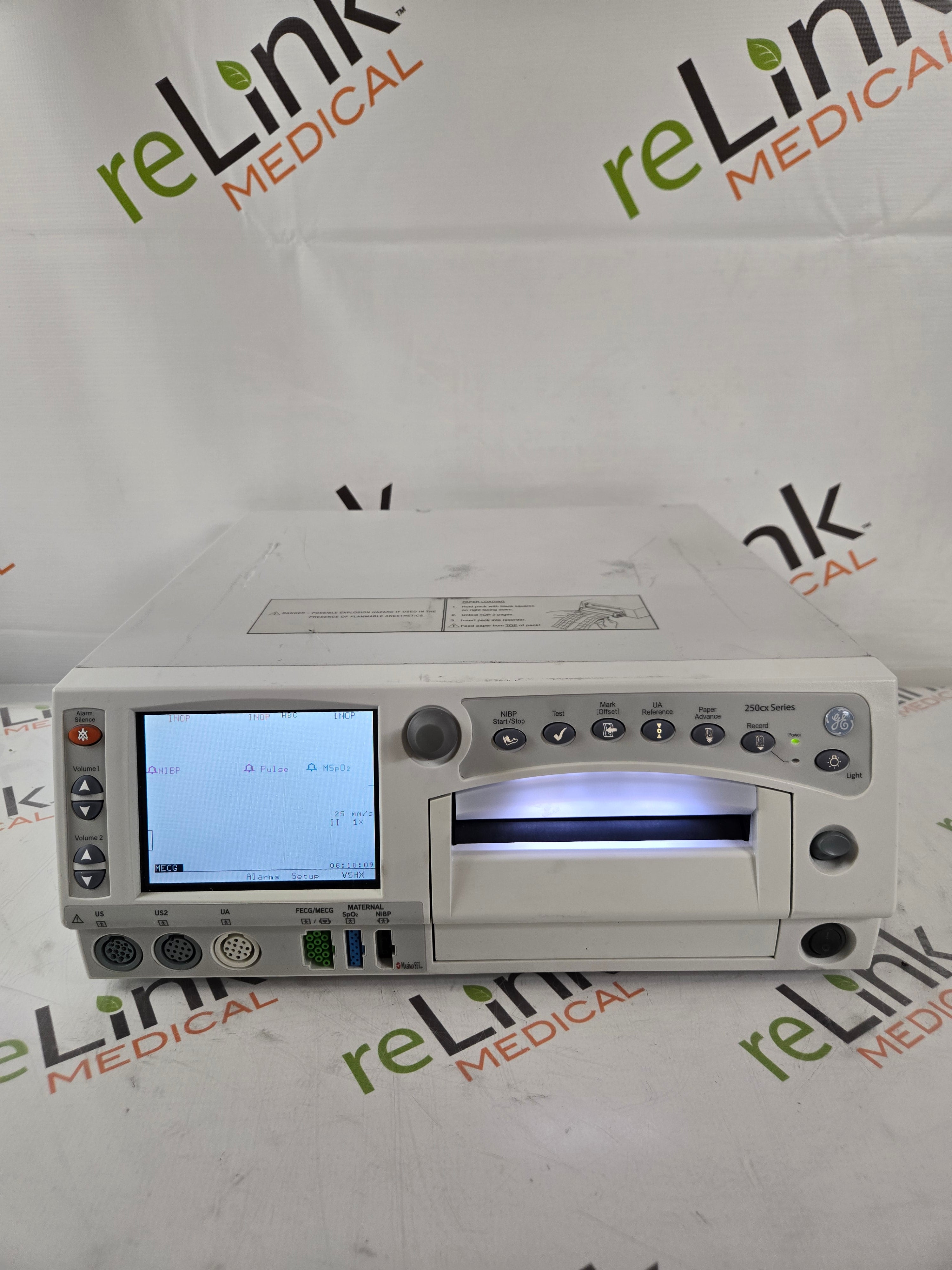 GE Healthcare Corometrics 250cx Series Model 259cx-c Fetal Monitor