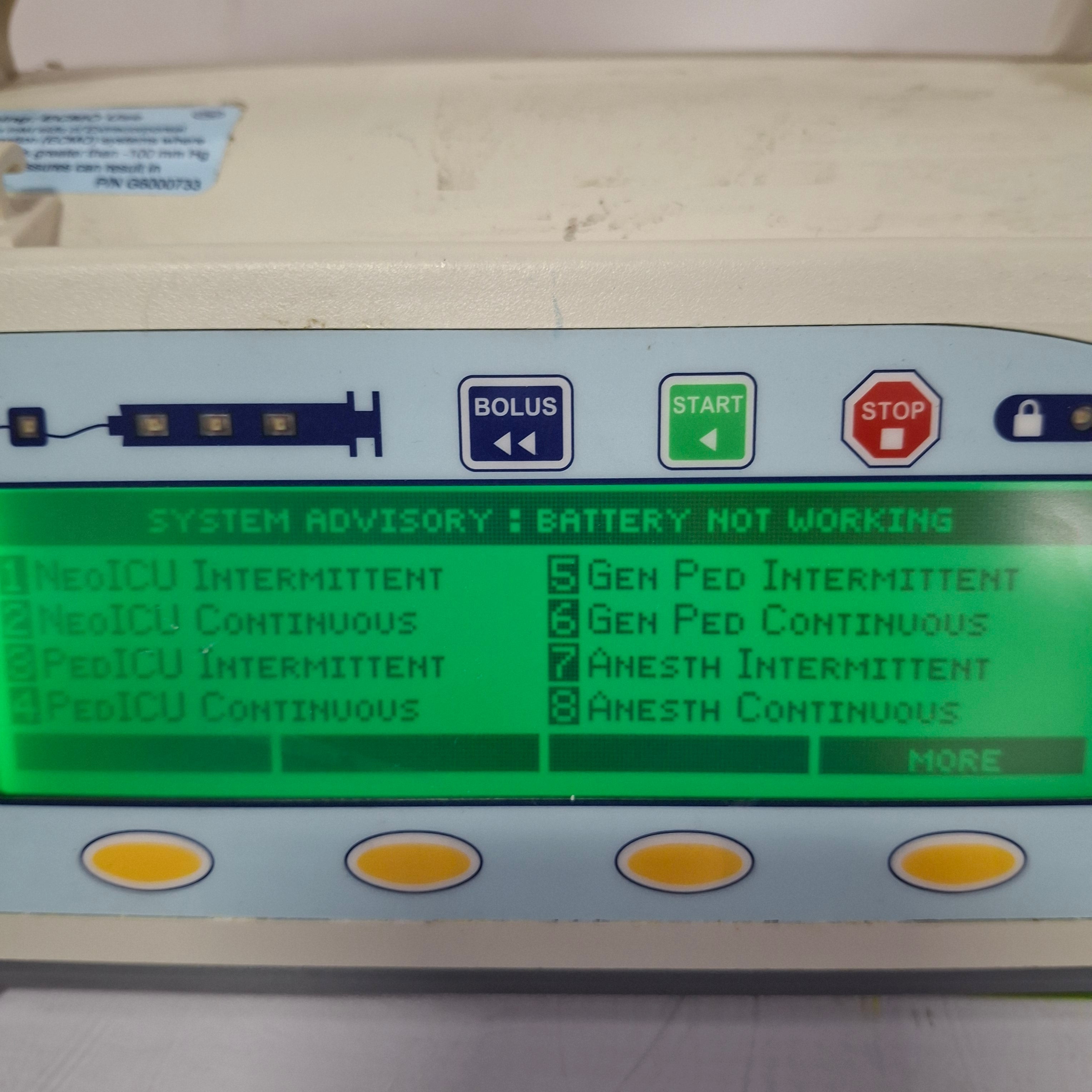 Smiths Medical Medfusion 3500 Version 5 Syringe Infusion Pump