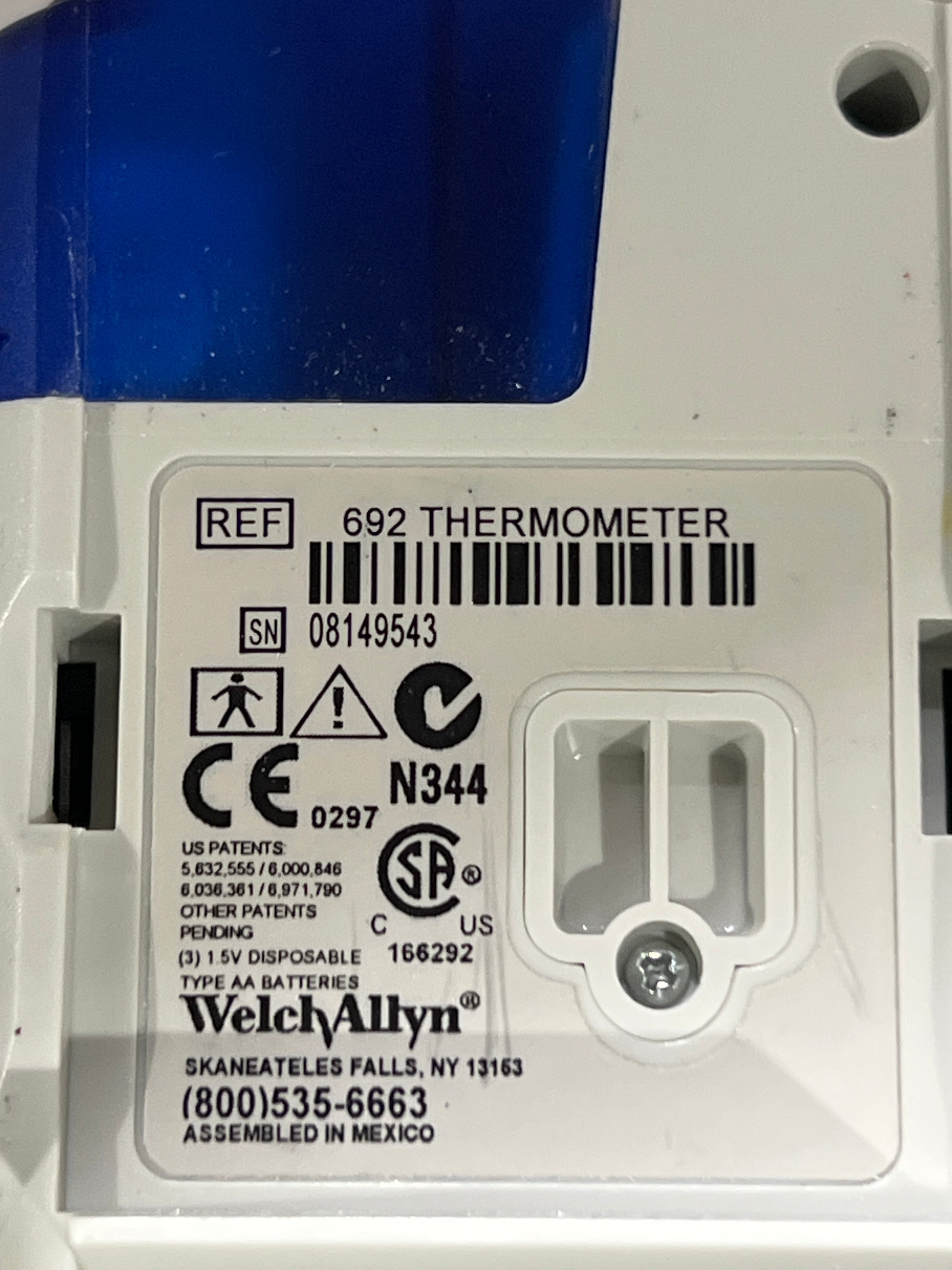 Welch Allyn SureTemp Plus 692 Thermometer