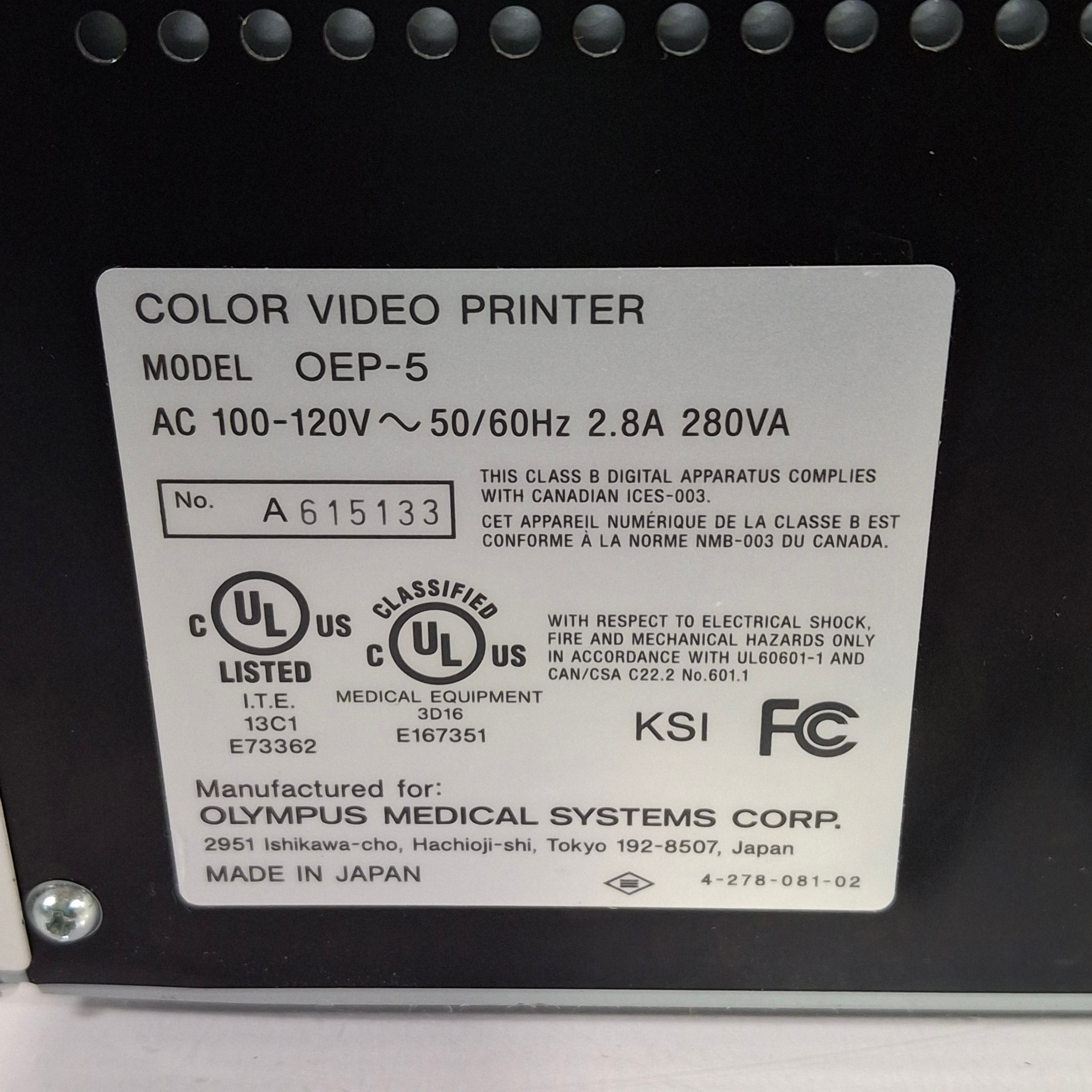 Olympus OEP-5 Color Video Printer