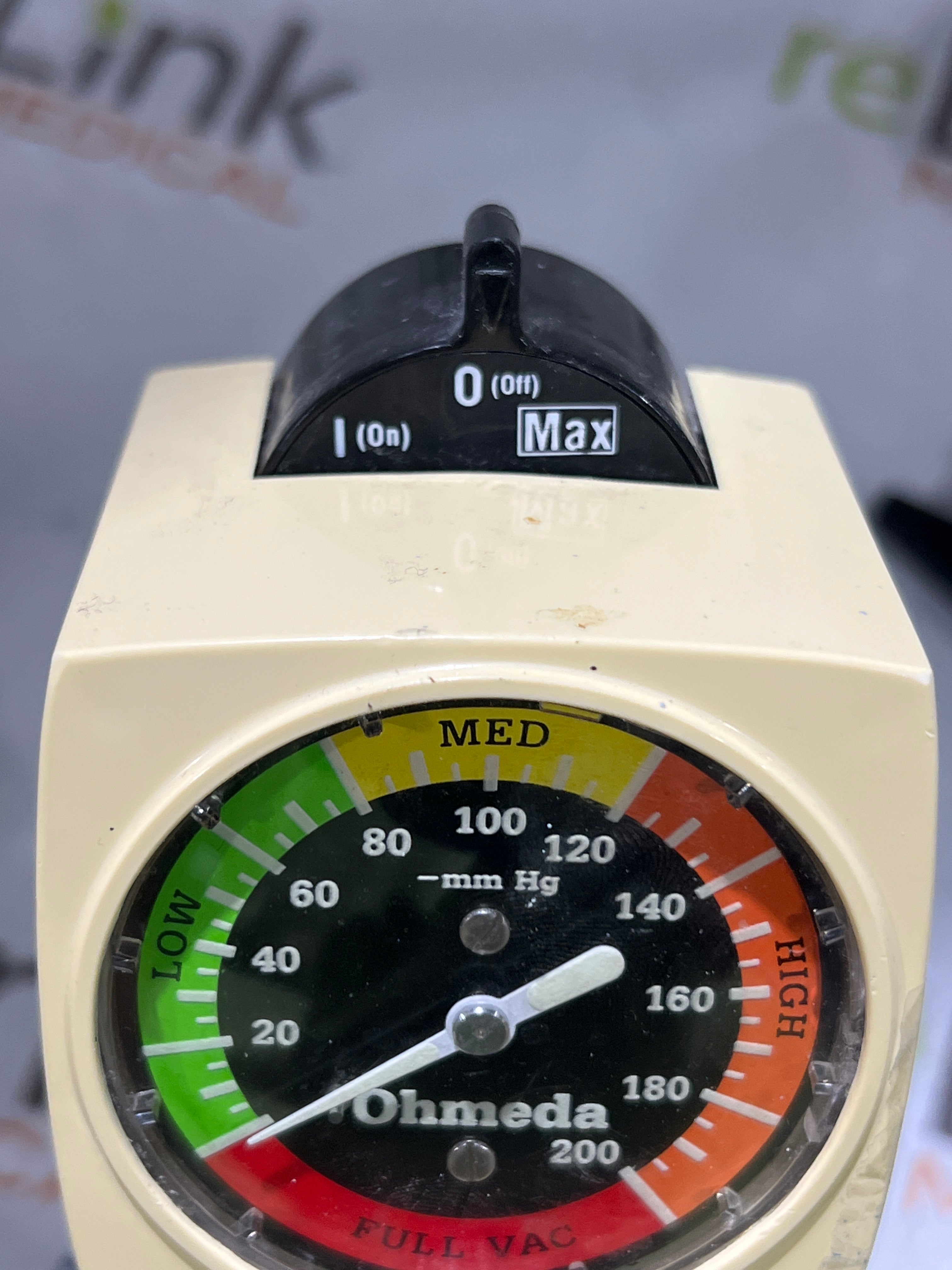 Ohmeda Medical Vacuum Regulator