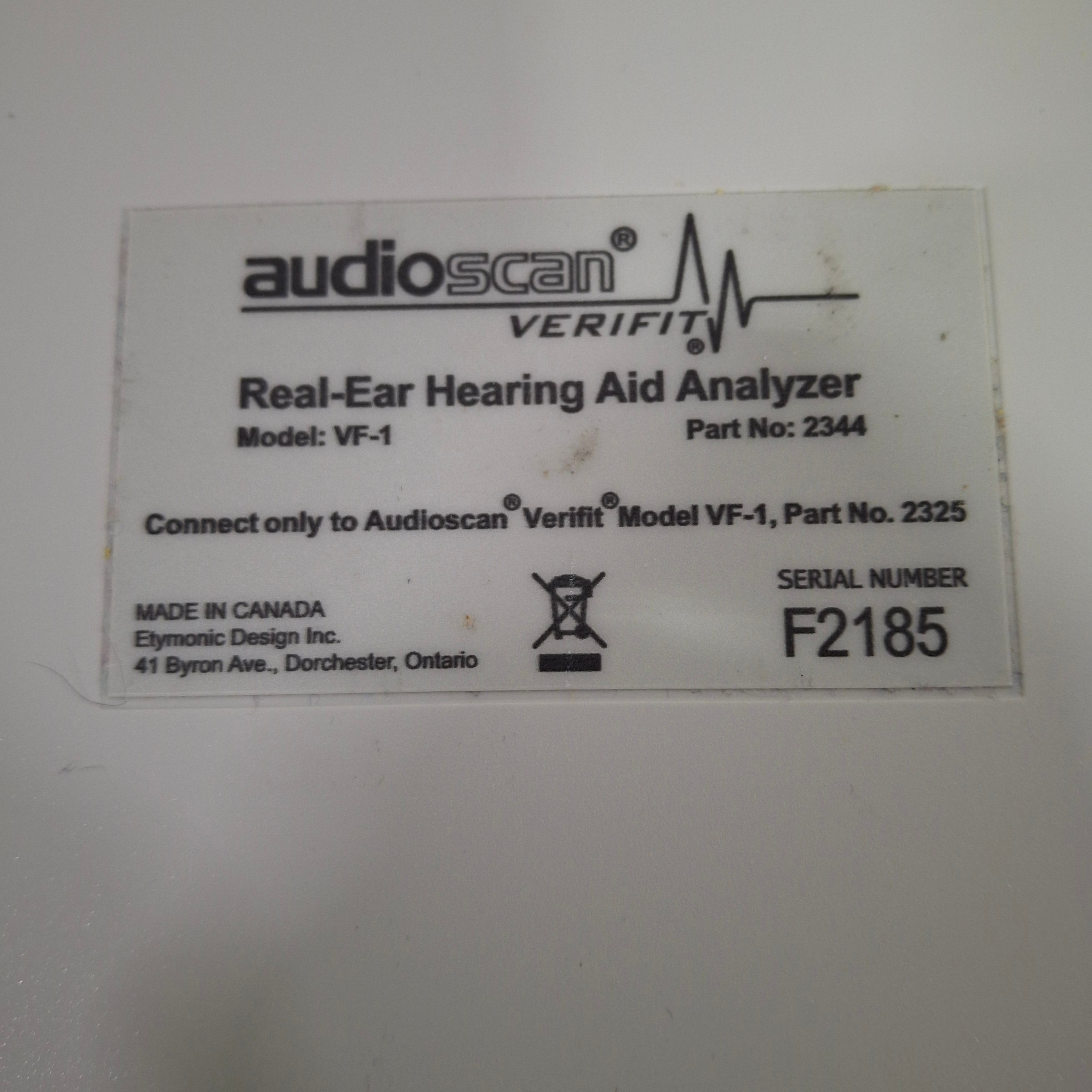 Audioscan VF-1 Verifit Real-Ear Hearing Aid Analyzer