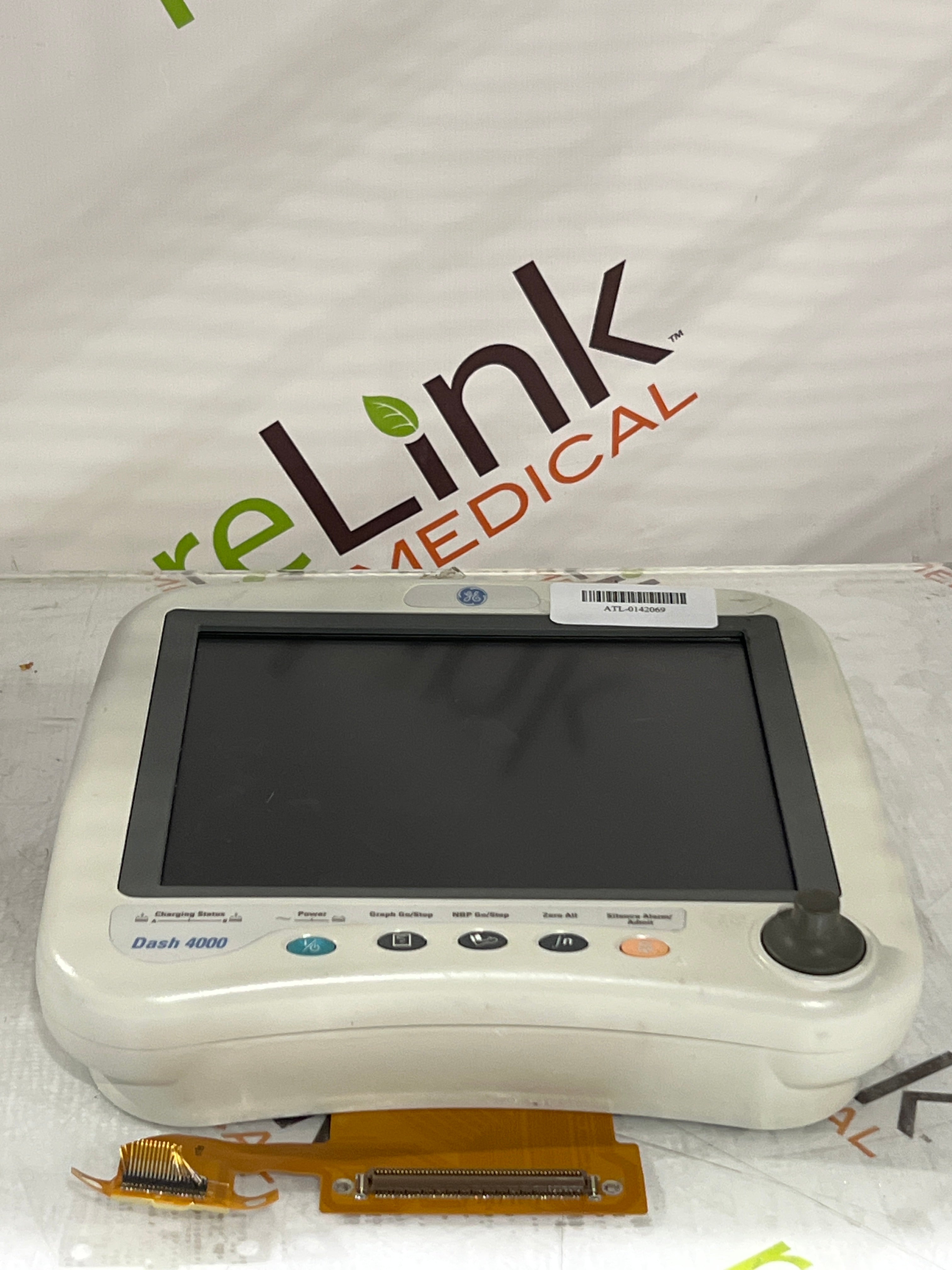 GE Healthcare Dash 4000 Display Screen