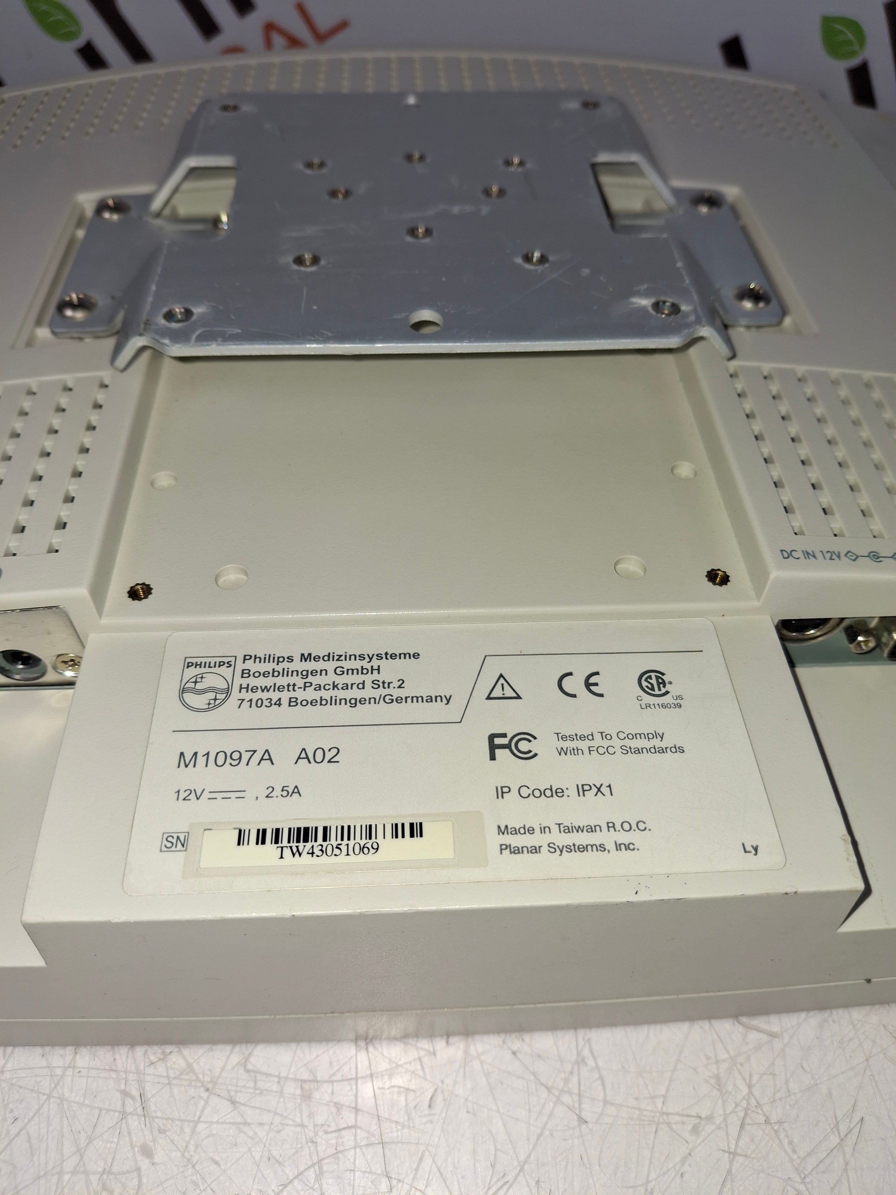 Agilent M1097A A02 Display Monitor Screen