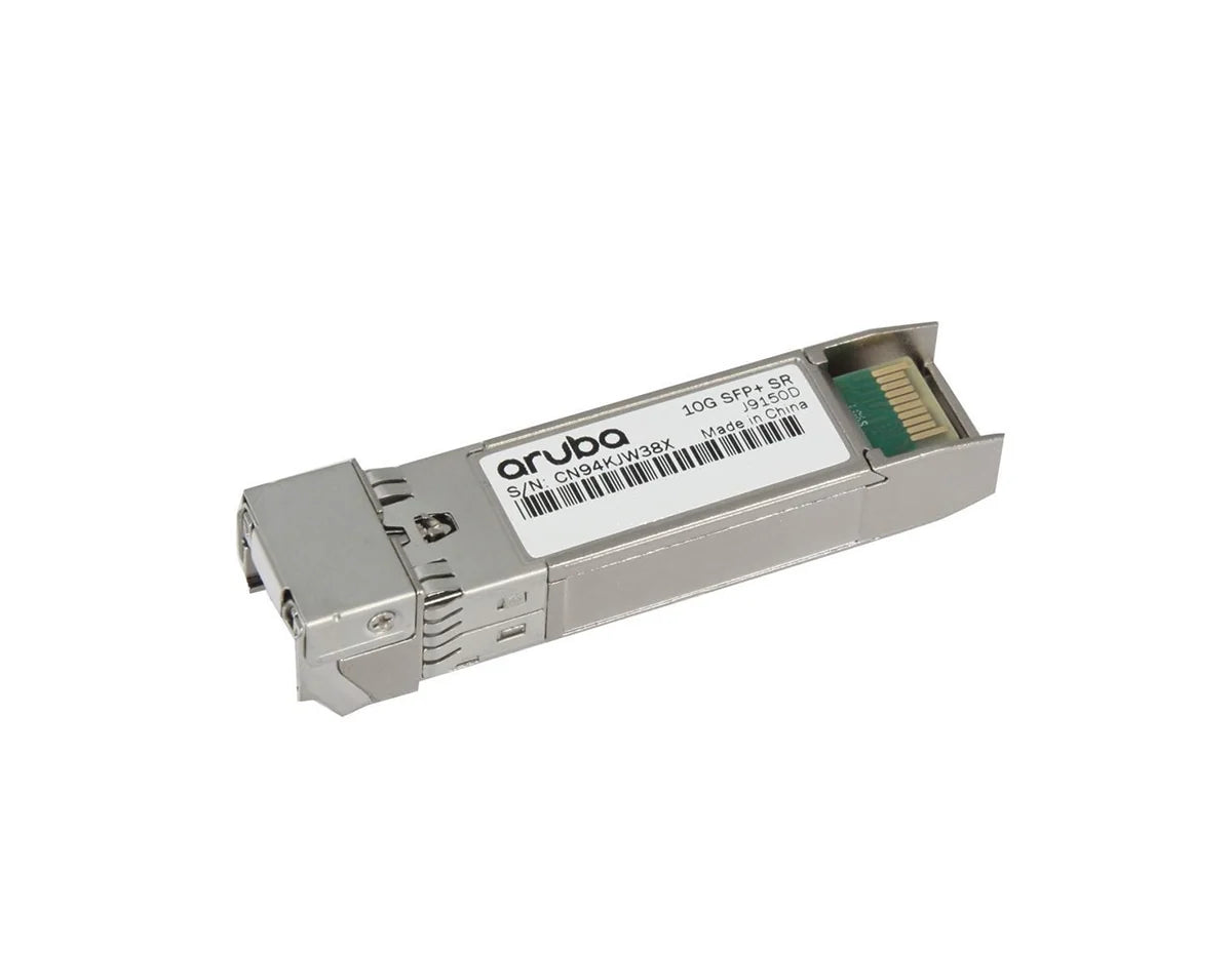 HPE Aruba Networking J9150D 10G SFP+ LC SR 300m OM3 MMF Transceiver