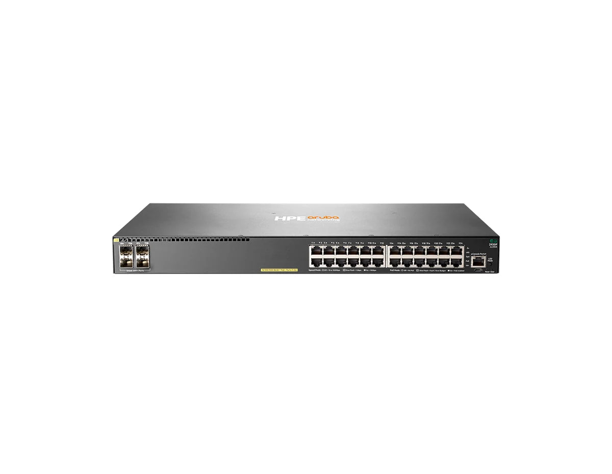 HPE Aruba Networking JL255A 2930F 24G PoE+ 4SFP+ Switch