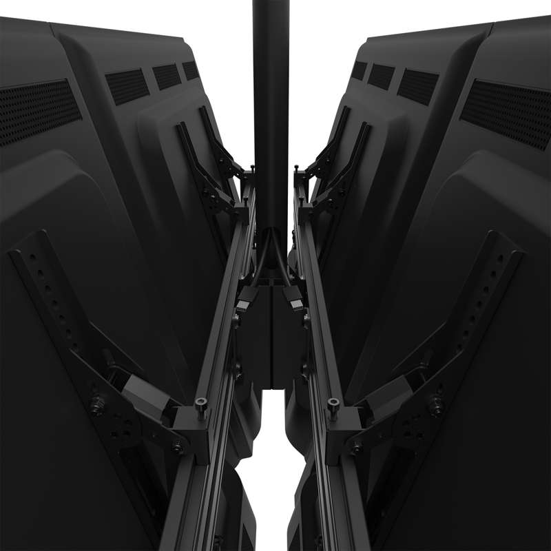 Kanto Back-to-Back Quad Screen TV Ceiling Mount for Four 40" to 45" TVs