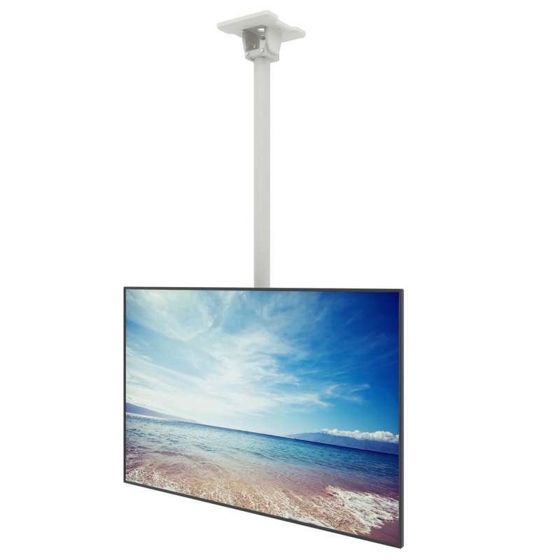 Kanto Ceiling TV Mount for 37-inch to 70-inch TVs, White