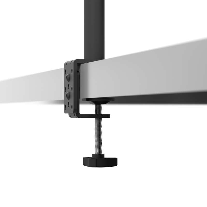 Kanto Height Adjustable Desktop Arm Dual Monitor Stand for 17" to 27" Monitors