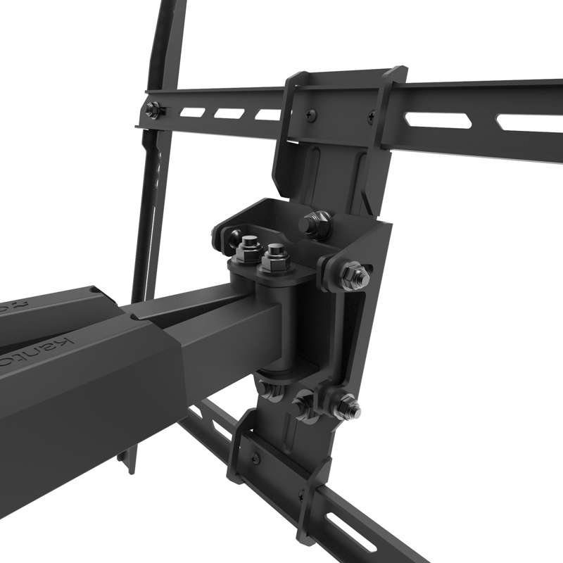 Kanto Full-Motion Metal Stud TV Mount with SNAPTOGGLE Heavy-Duty Toggle Bolts for 34" to 65" TVs - Black