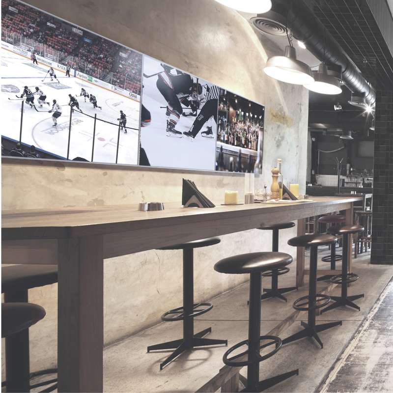Kanto Menu Board Wall Mount System with Tilting Arms for 40" - 60" TVs