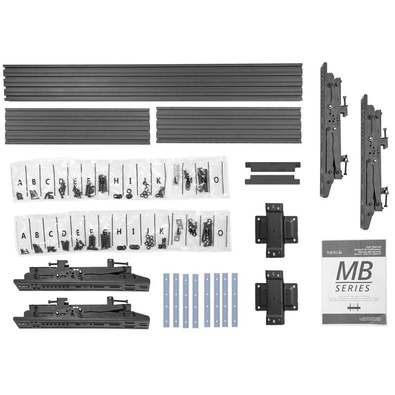 Kanto Menu Board Wall Mount System with Tilting Arms for 40" - 60" TVs